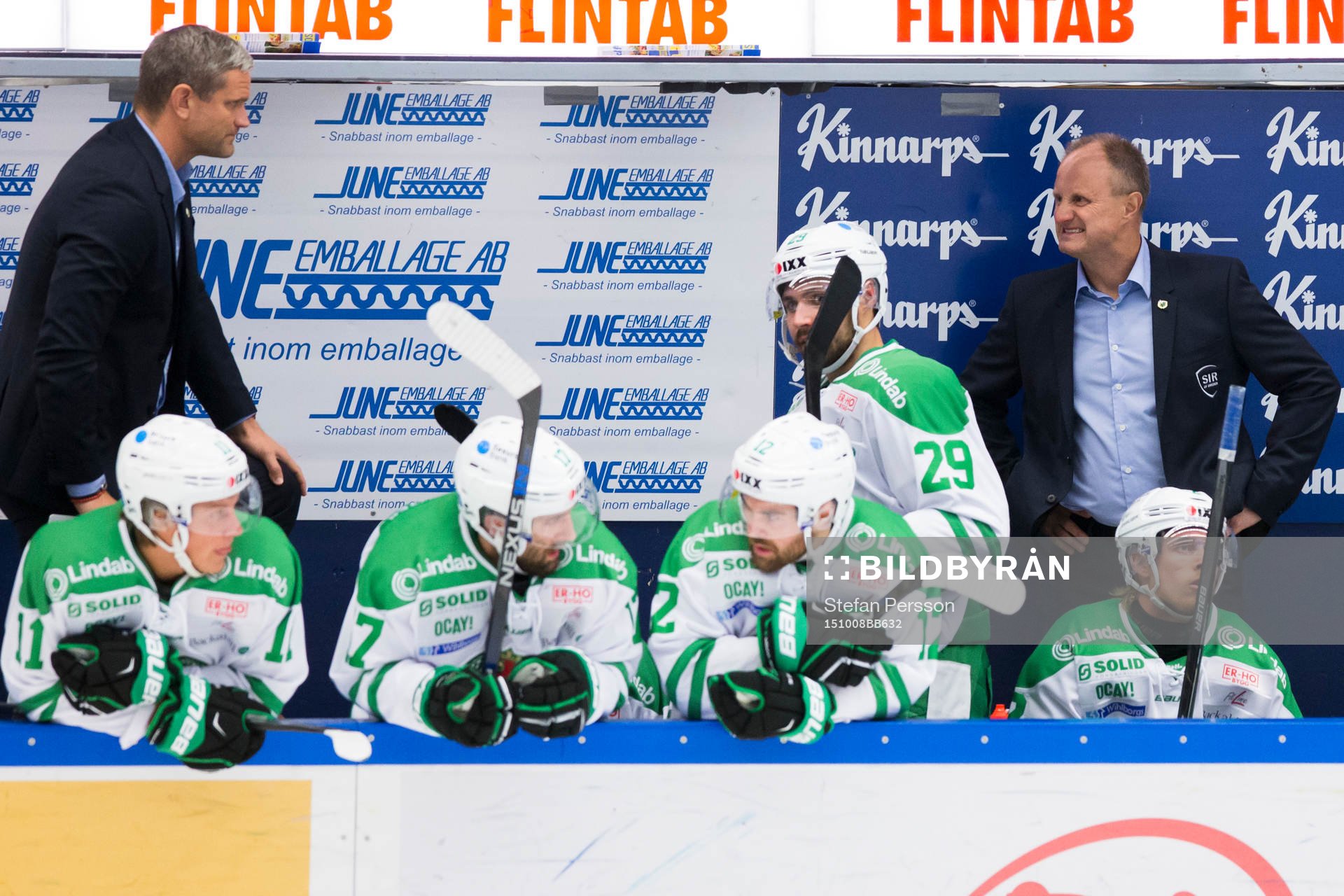 Rögles Mikael Gath och tränare Anders Eldebrink