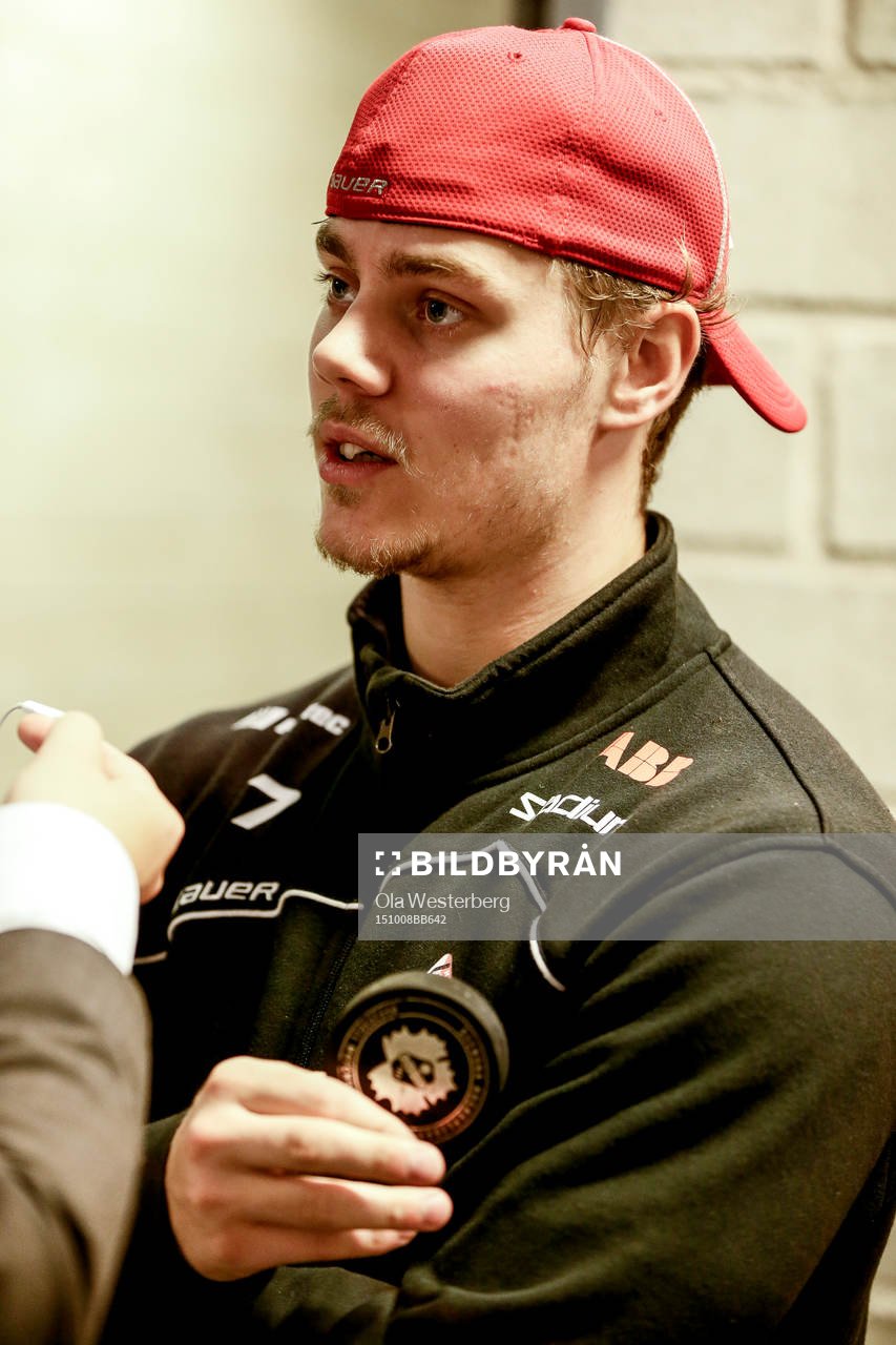 Karlskronas Joel Kellman gjorde sitt första mål i SHL och