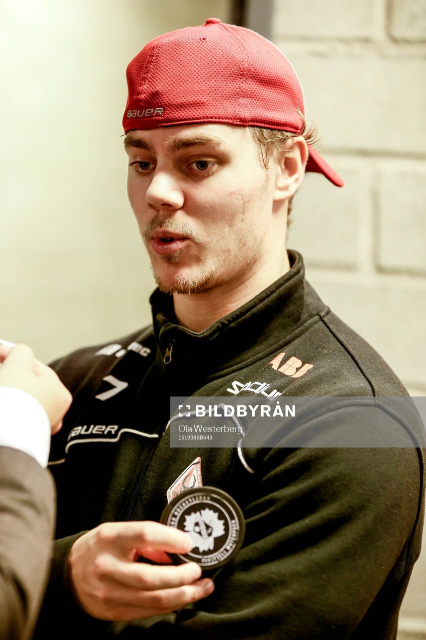 Karlskronas Joel Kellman gjorde sitt första mål i SHL och