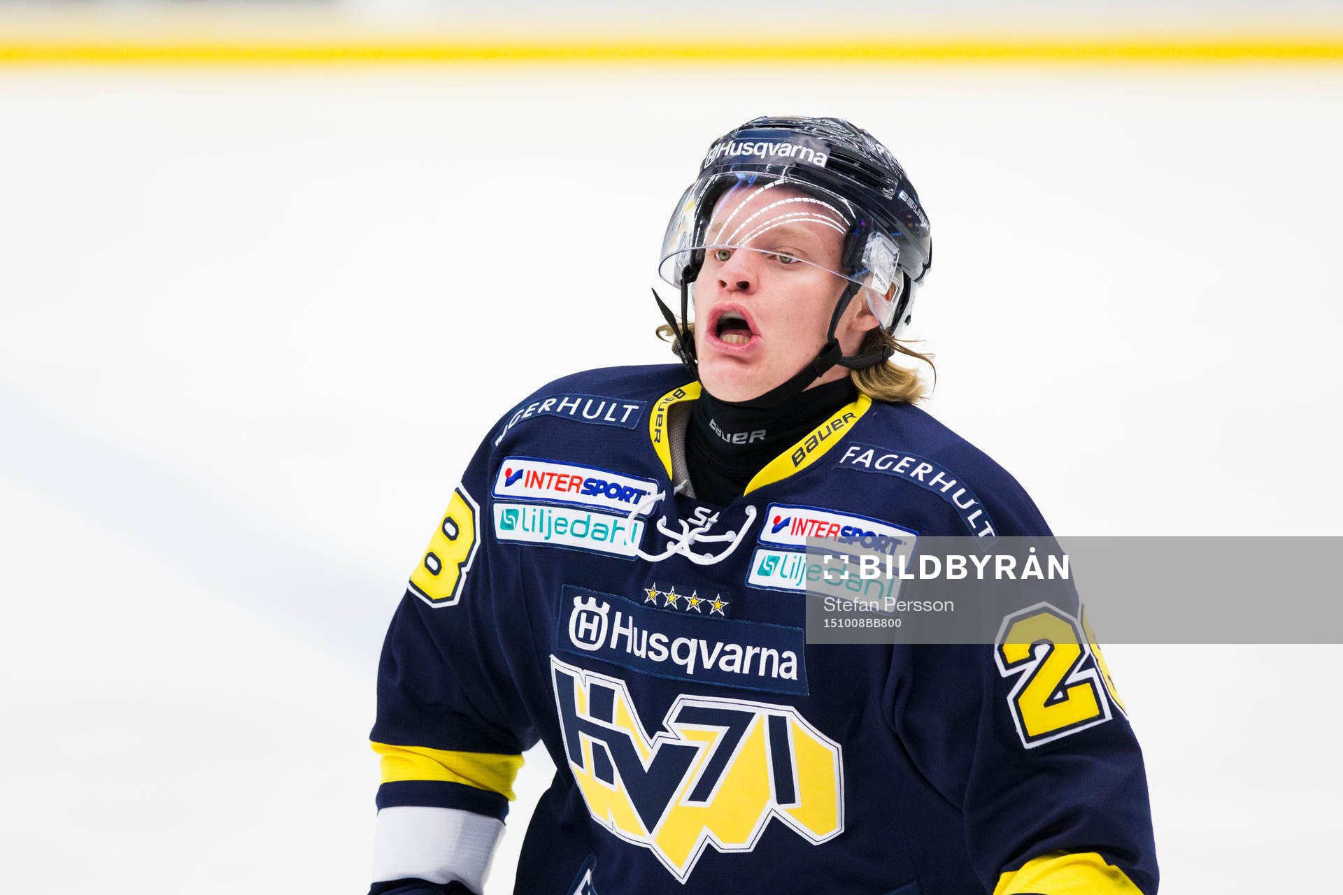 s Anton Bengtsson grimaserar
