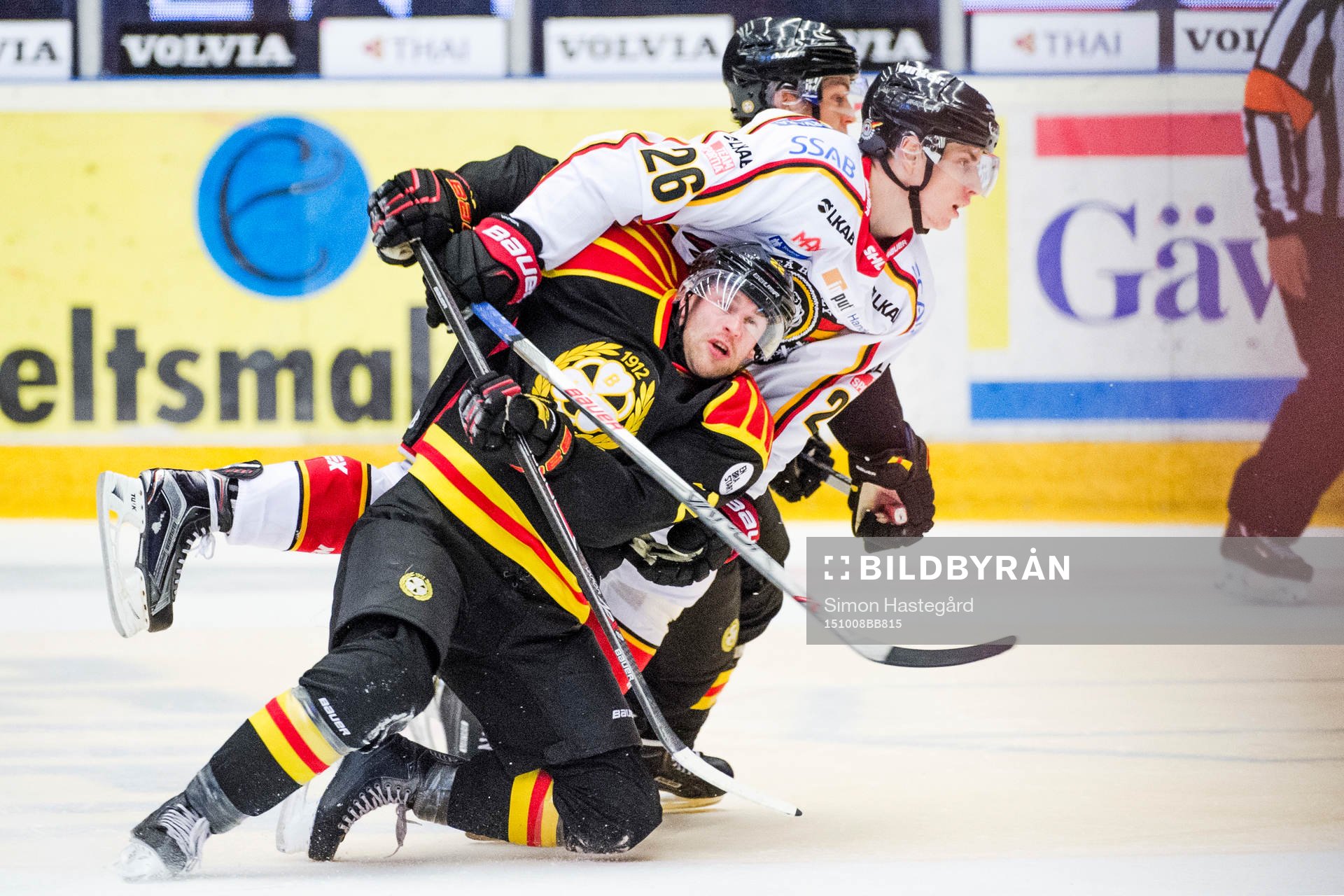 Brynäs Jörgen Sundqvist och Luleås Peter Cehlarik