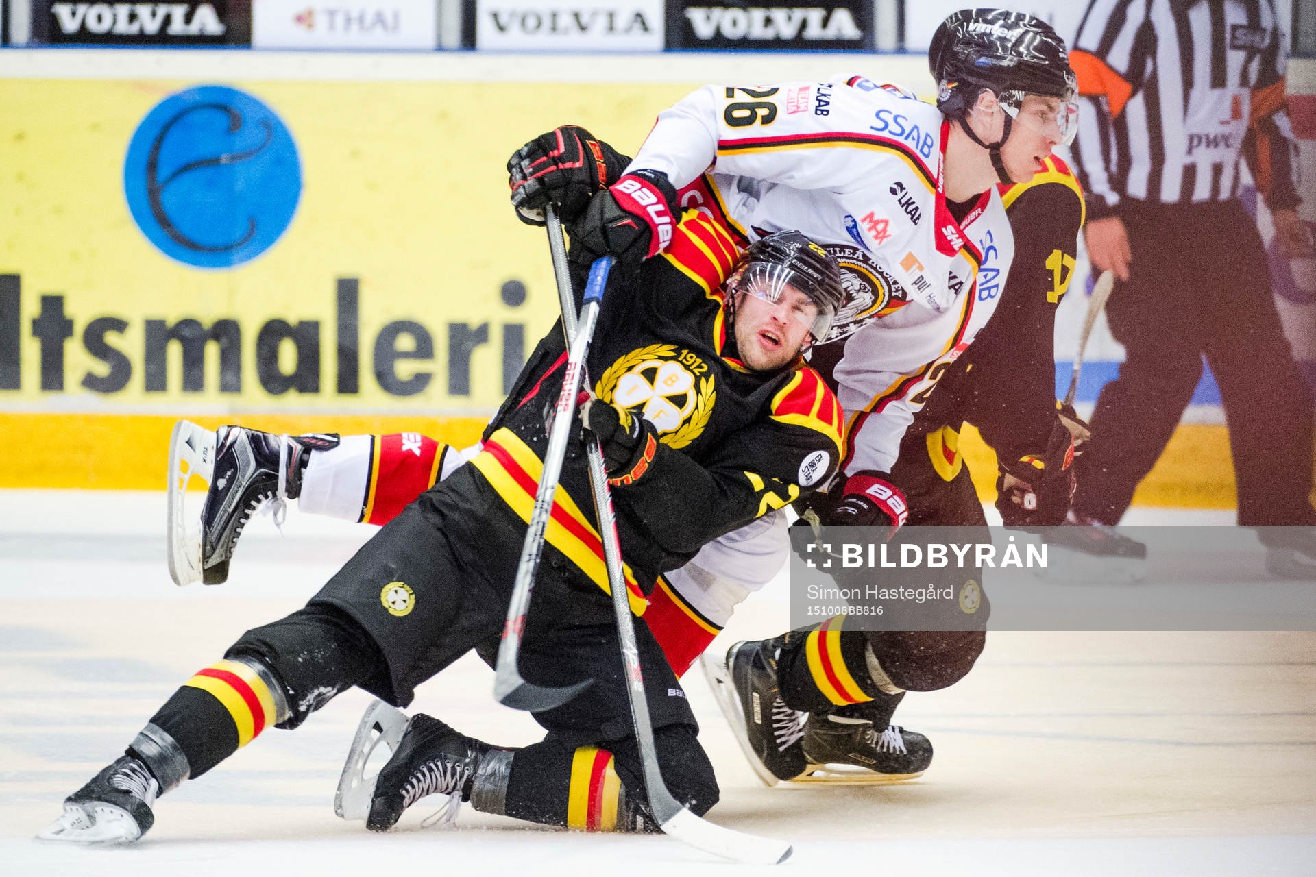 Brynäs Jörgen Sundqvist och Luleås Peter Cehlarik