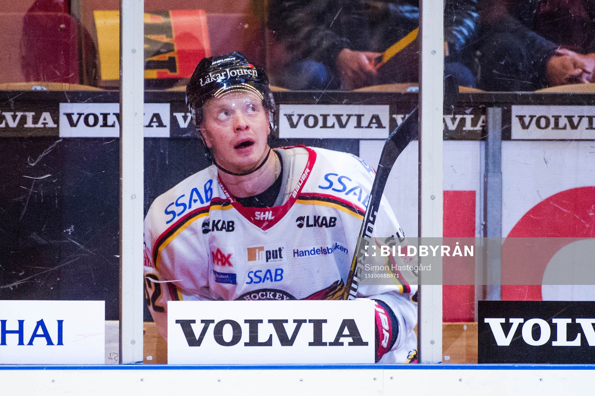 Luleås Lennart Petrell i utvisningsbåset