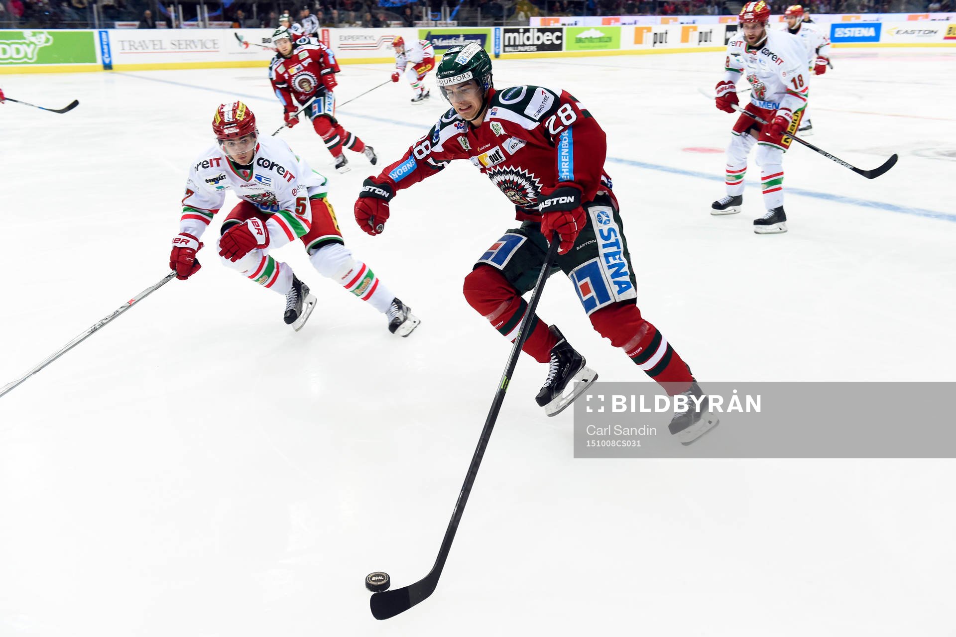 Modos Emil Djuse och Frölundas Johan Sundström