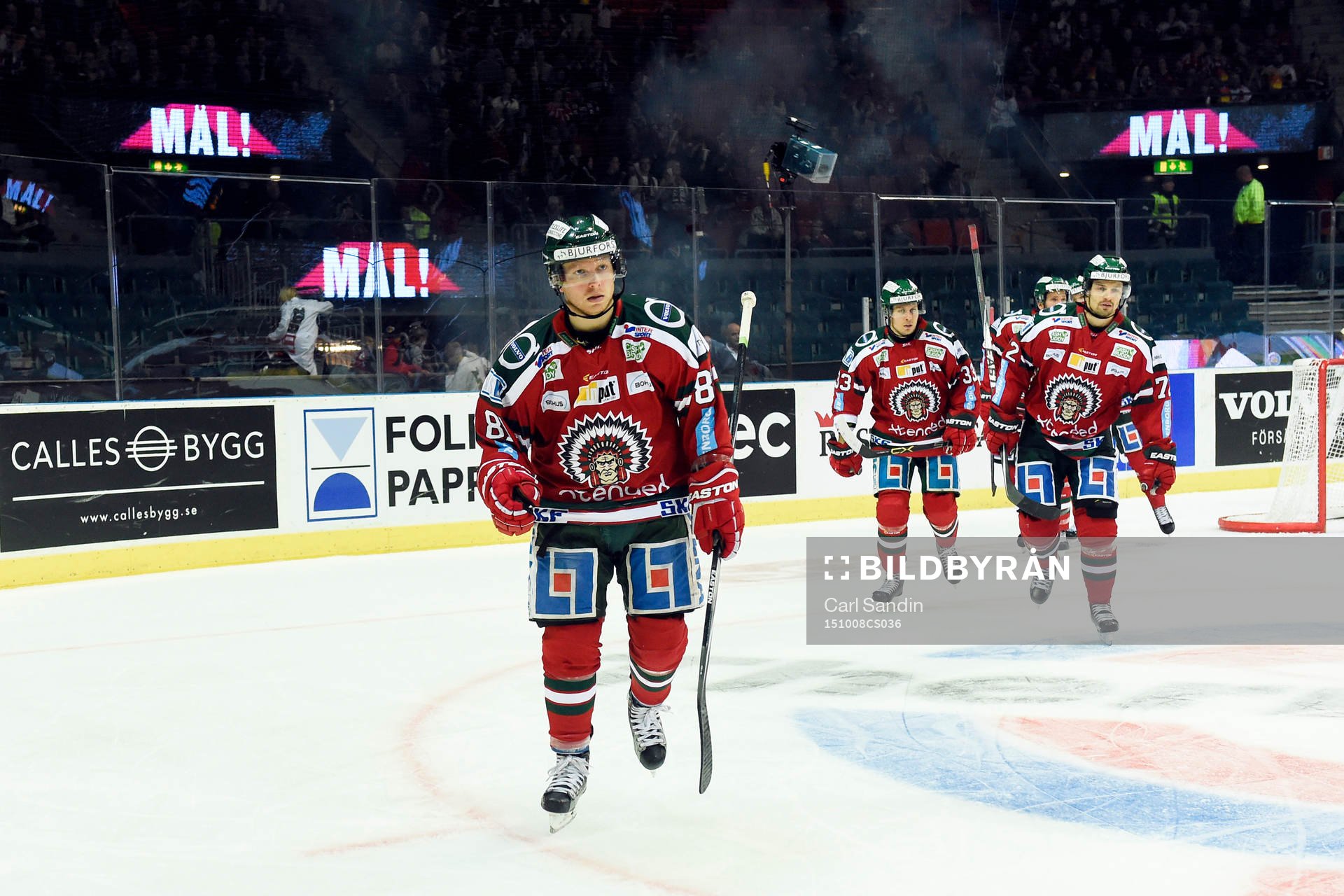 Frölundas Ryan Lasch jublar