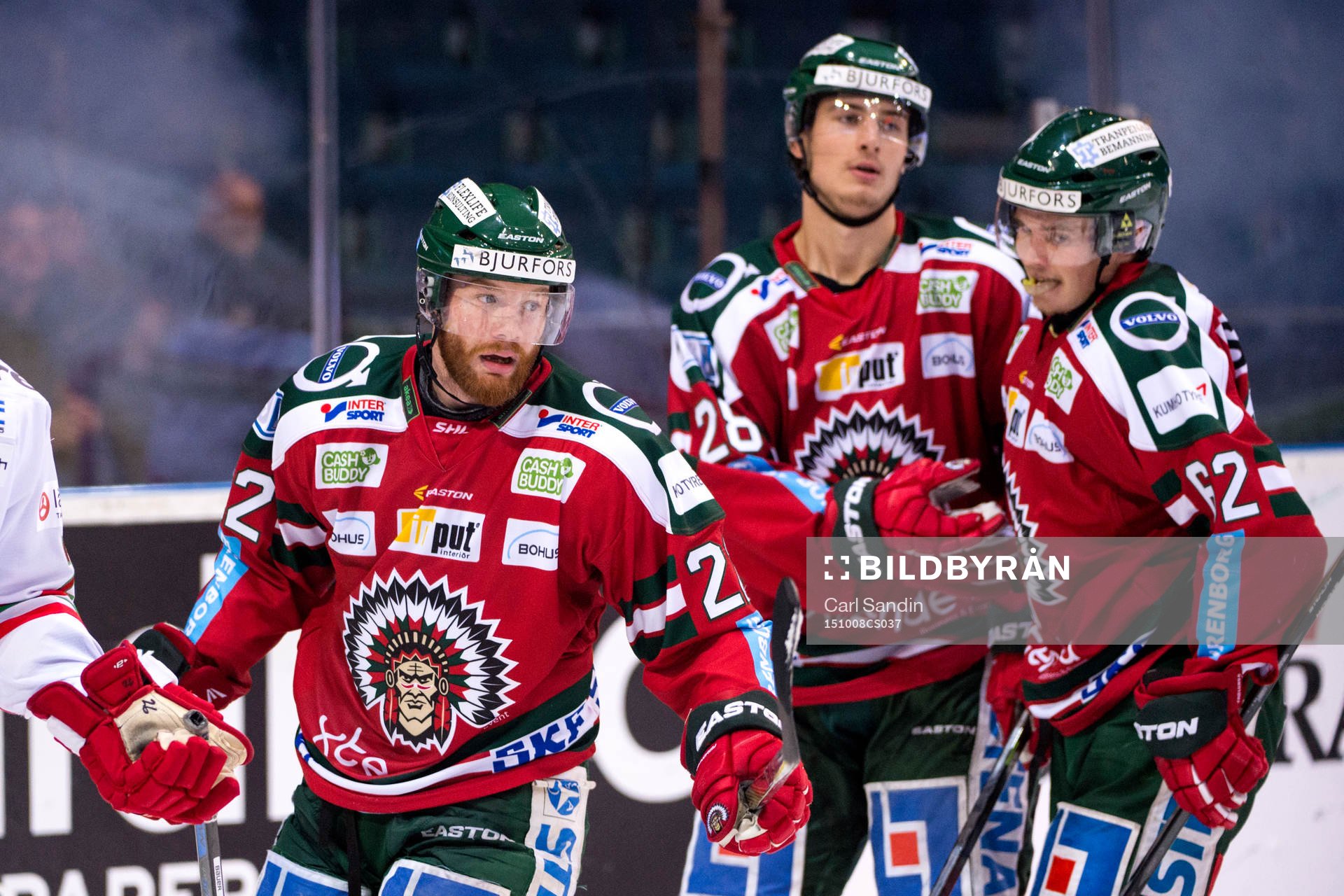 Frölundas Robin Figren jublar