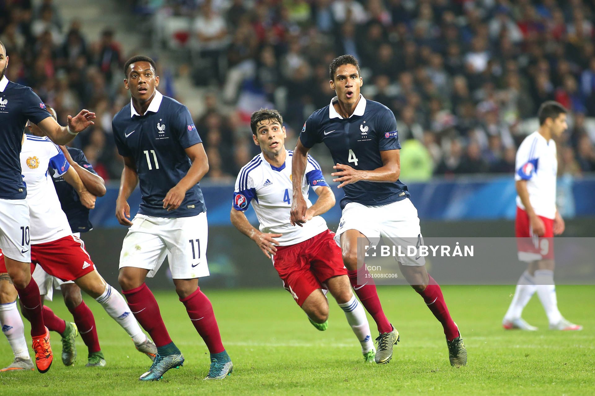 Anthony MARTIAL / Raphael VARANE - 08.10.2015 - France /
