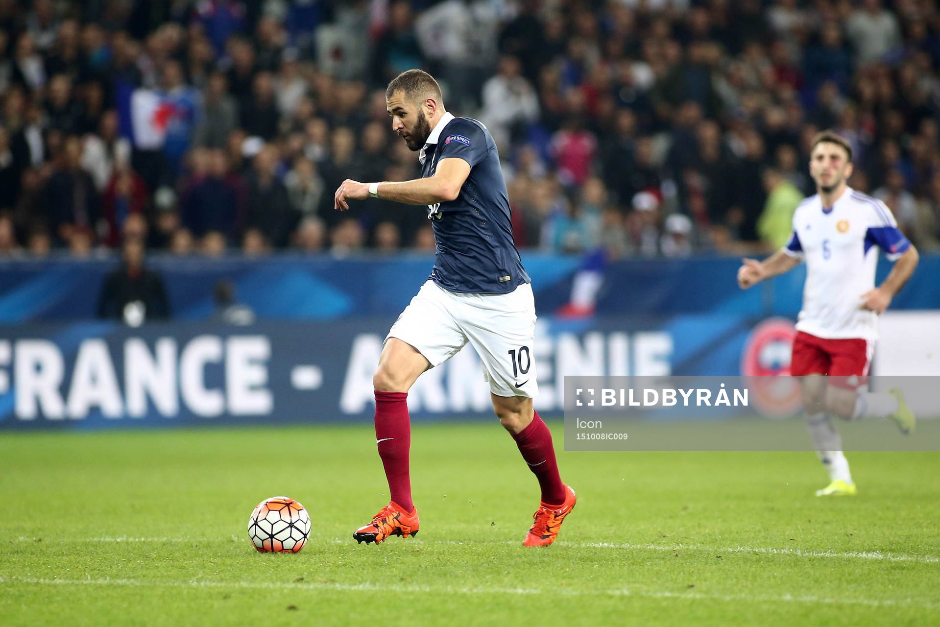 Goal Karim BENZEMA - 08.10.2015 - France / Armenie - Match