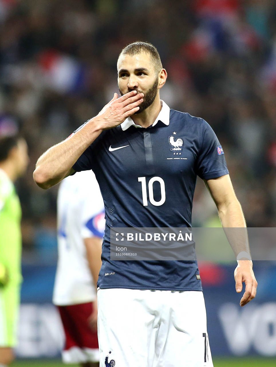 Joie Karim BENZEMA - 08.10.2015 - France / Armenie - Match