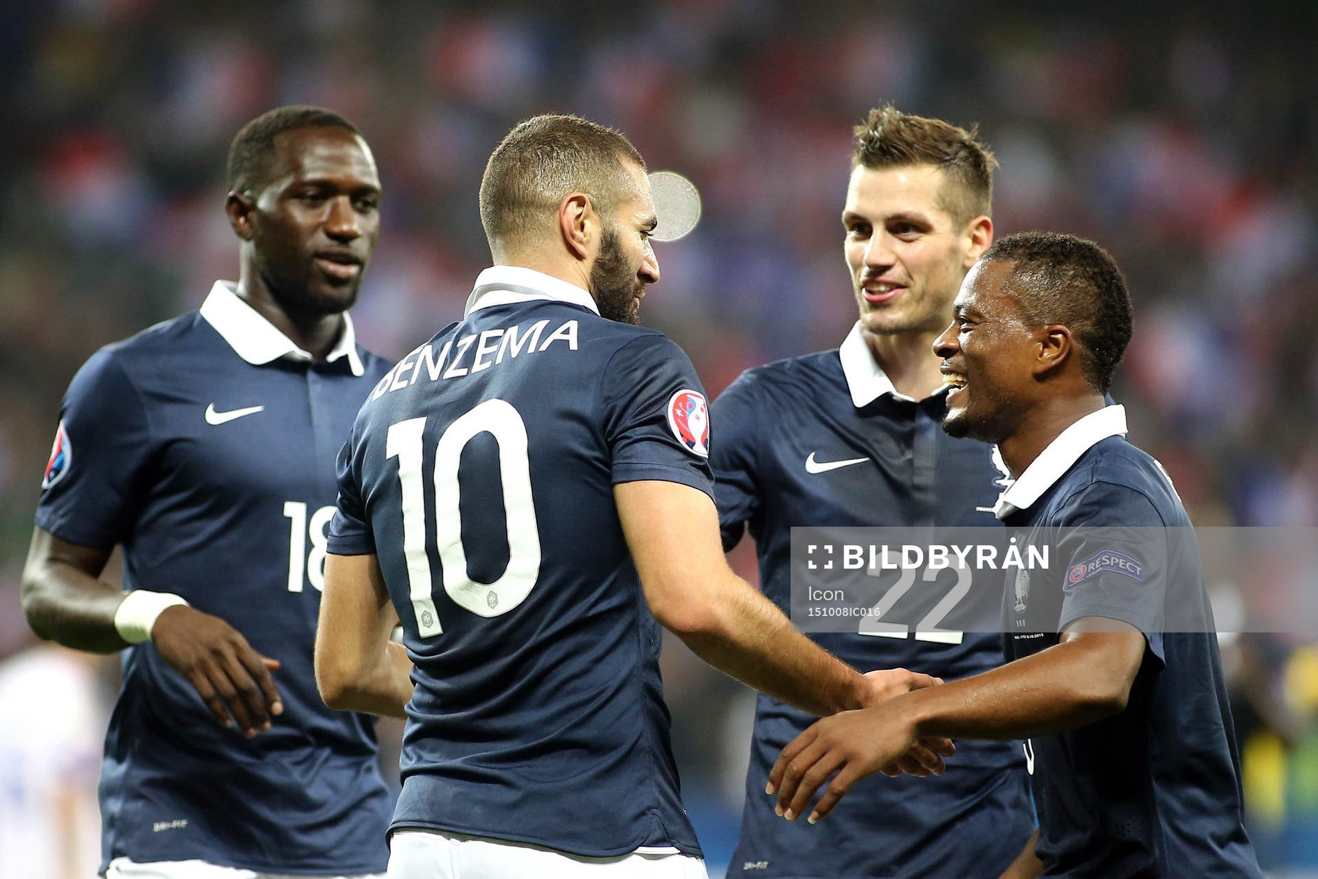 Joie Moussa SISSOKO / Karim BENZEMA / Patrice EVRA / Morgan