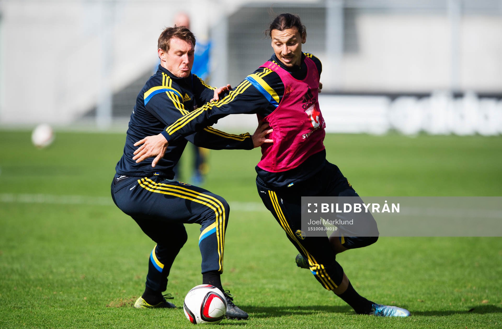 Kim Källström och Zlatan Ibrahimovic