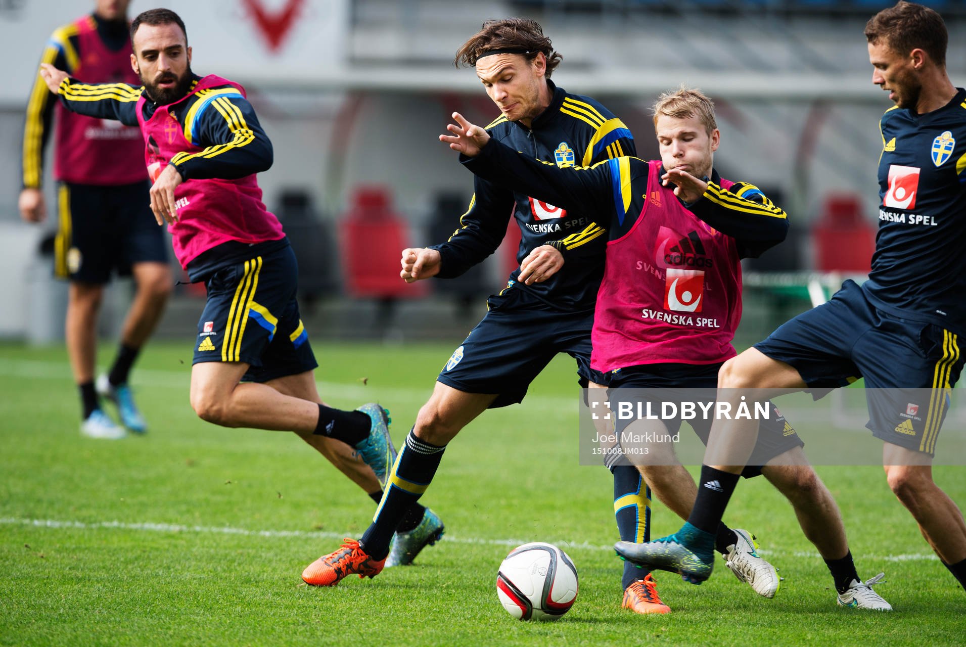 Abdul Khalili, Albin Ekdal, Oscar Lewicki och Marcus Berg