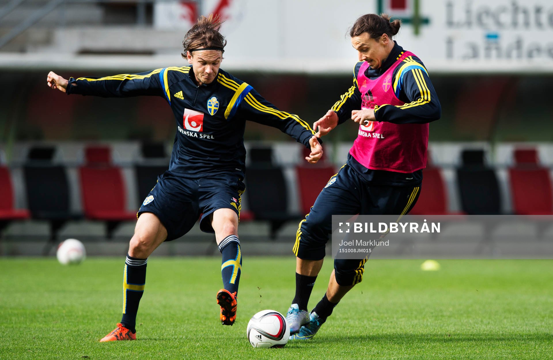 Albin Ekdal och Zlatan Ibrahimovic
