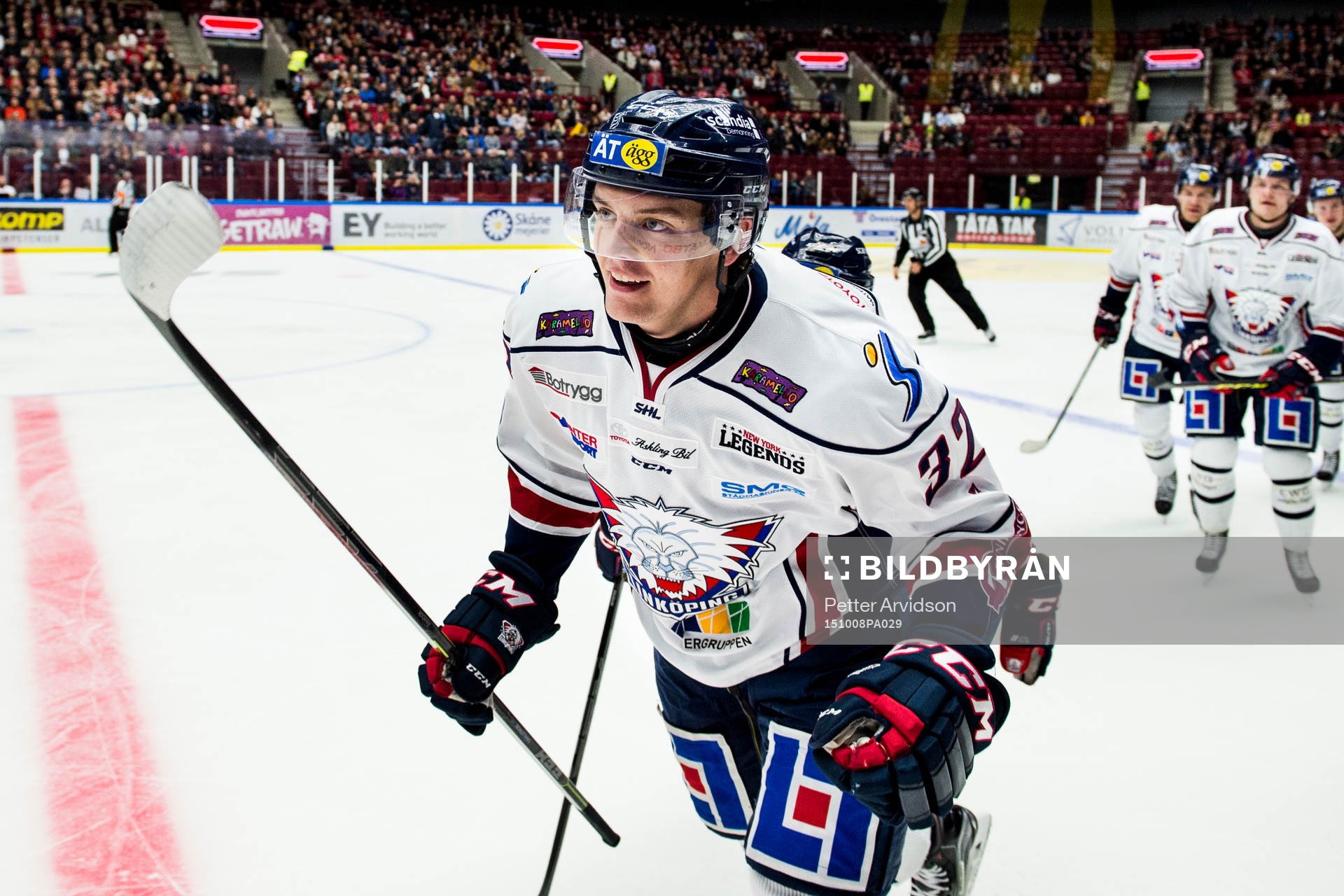Linköpings Carl Dahlström jublar