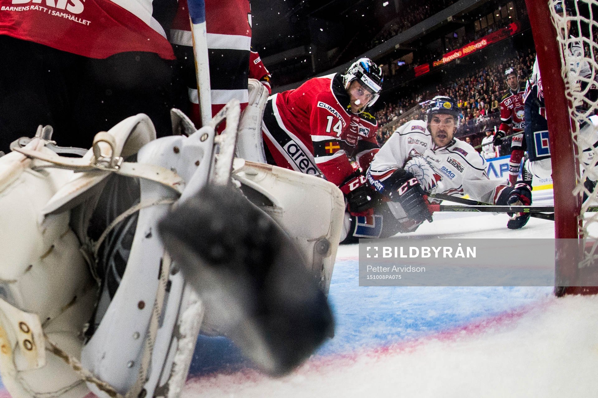 Linköpings Garret Roe gör 1-3 målet