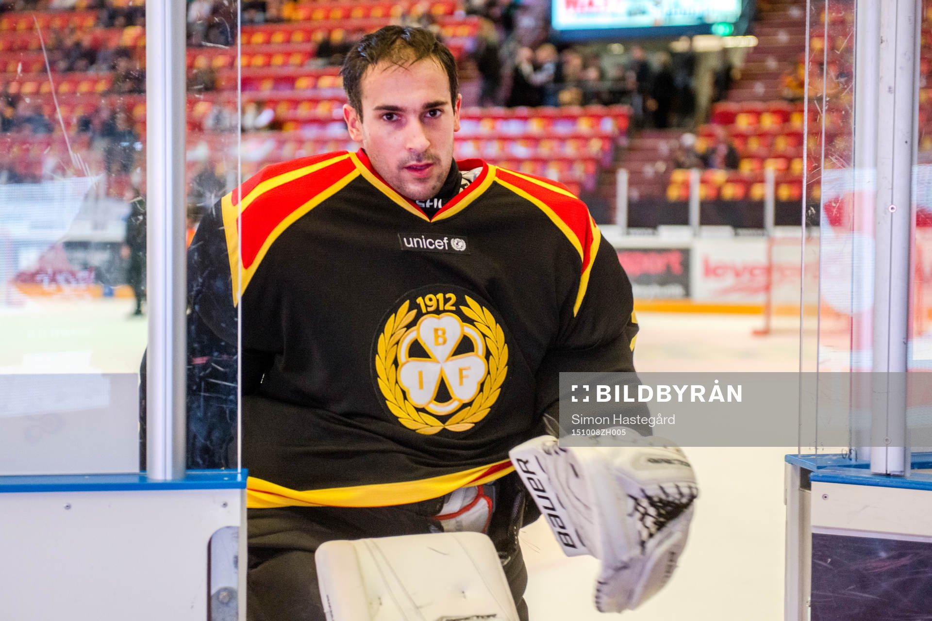 Brynäs målvakt Bernhard Starkbaum