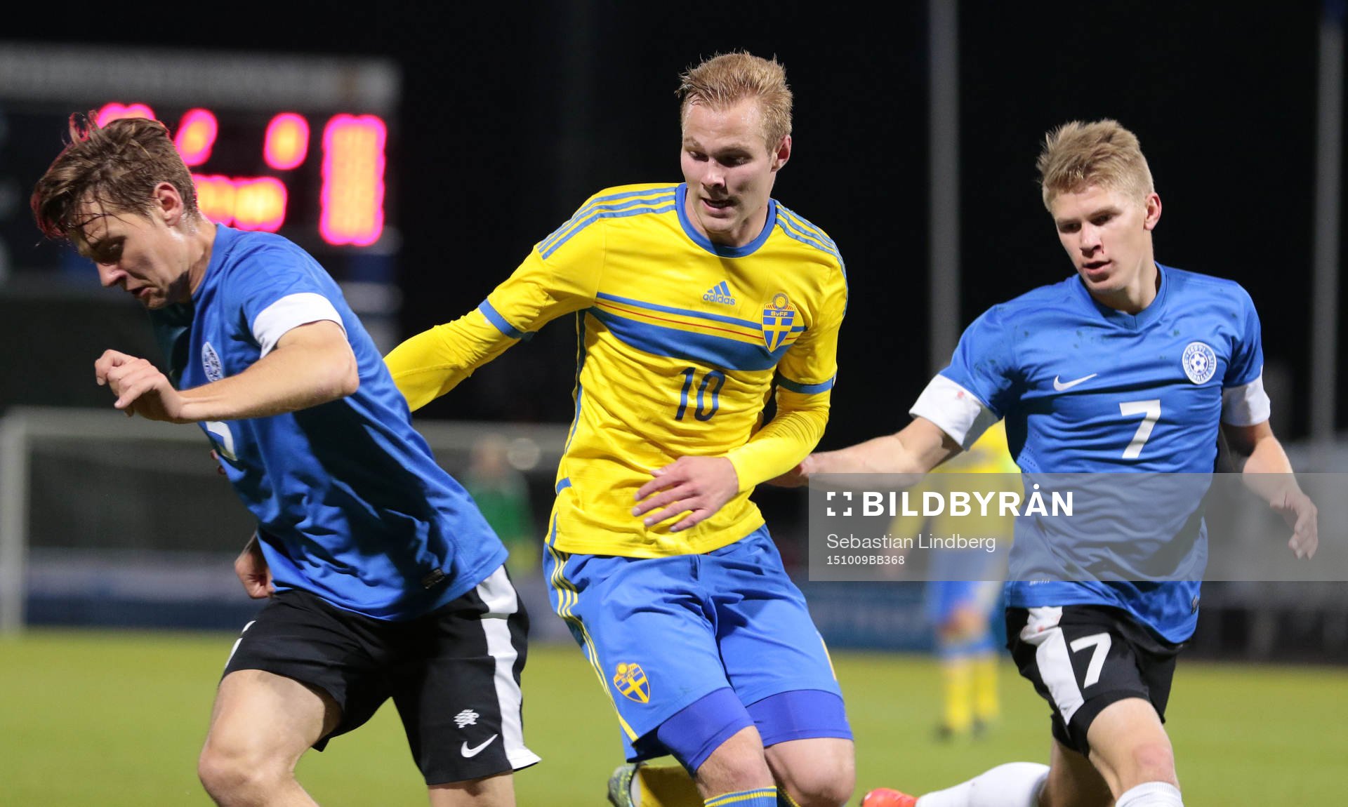 Estlands Kevin Aloe, Sveriges Gustav Engvall, Estlands