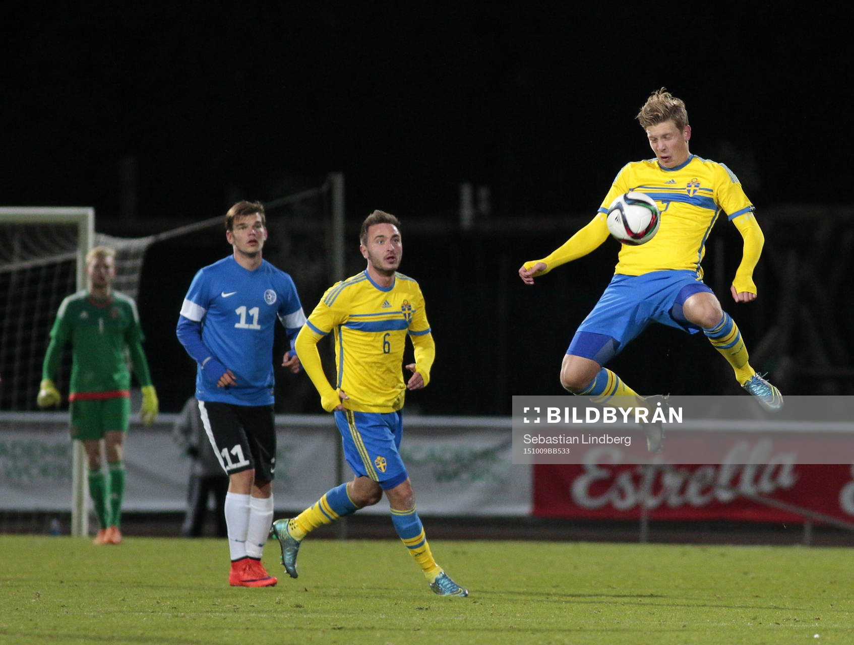Estlands Frank Liivak, Sveriges Muamer Tankovic, Sveriges