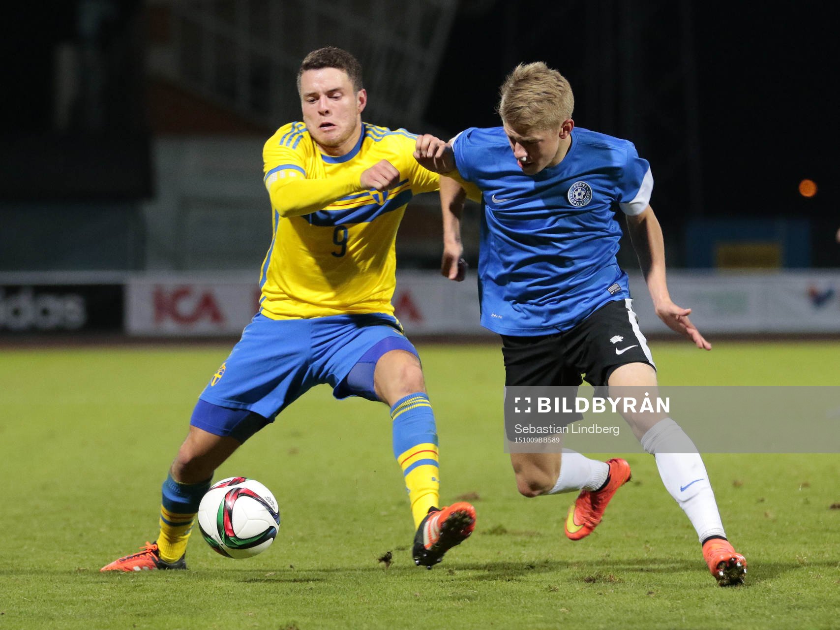 Sveriges Kerim Mrabti, Estlands Joseph Saliste