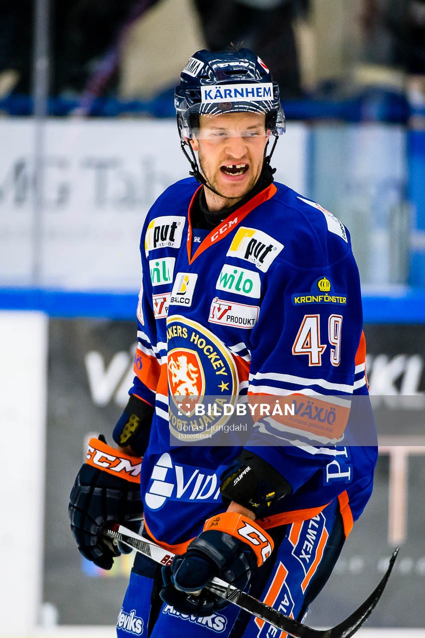 Växjös Ilkka Heikkinen visar känslor
