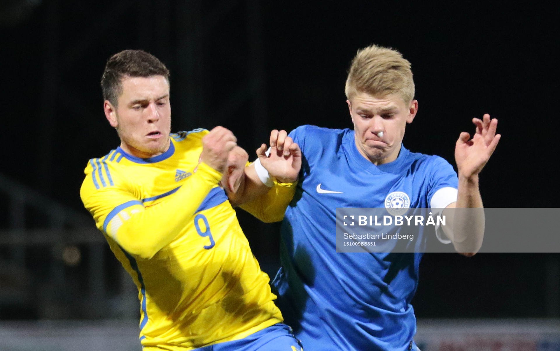 Sveriges Kerim Mrabti, Estlands Joseph Saliste