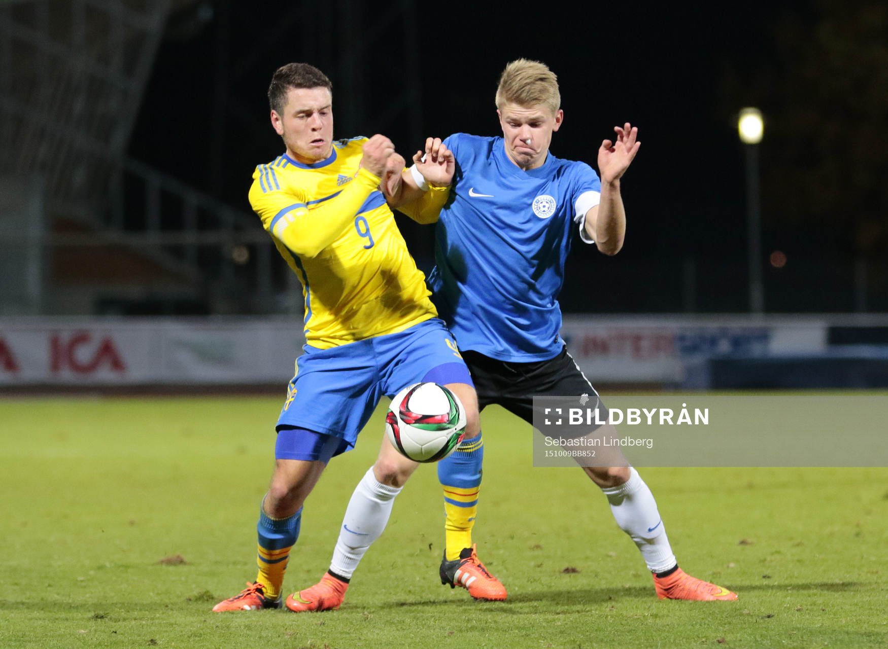 Sveriges Kerim Mrabti, Estlands Joseph Saliste
