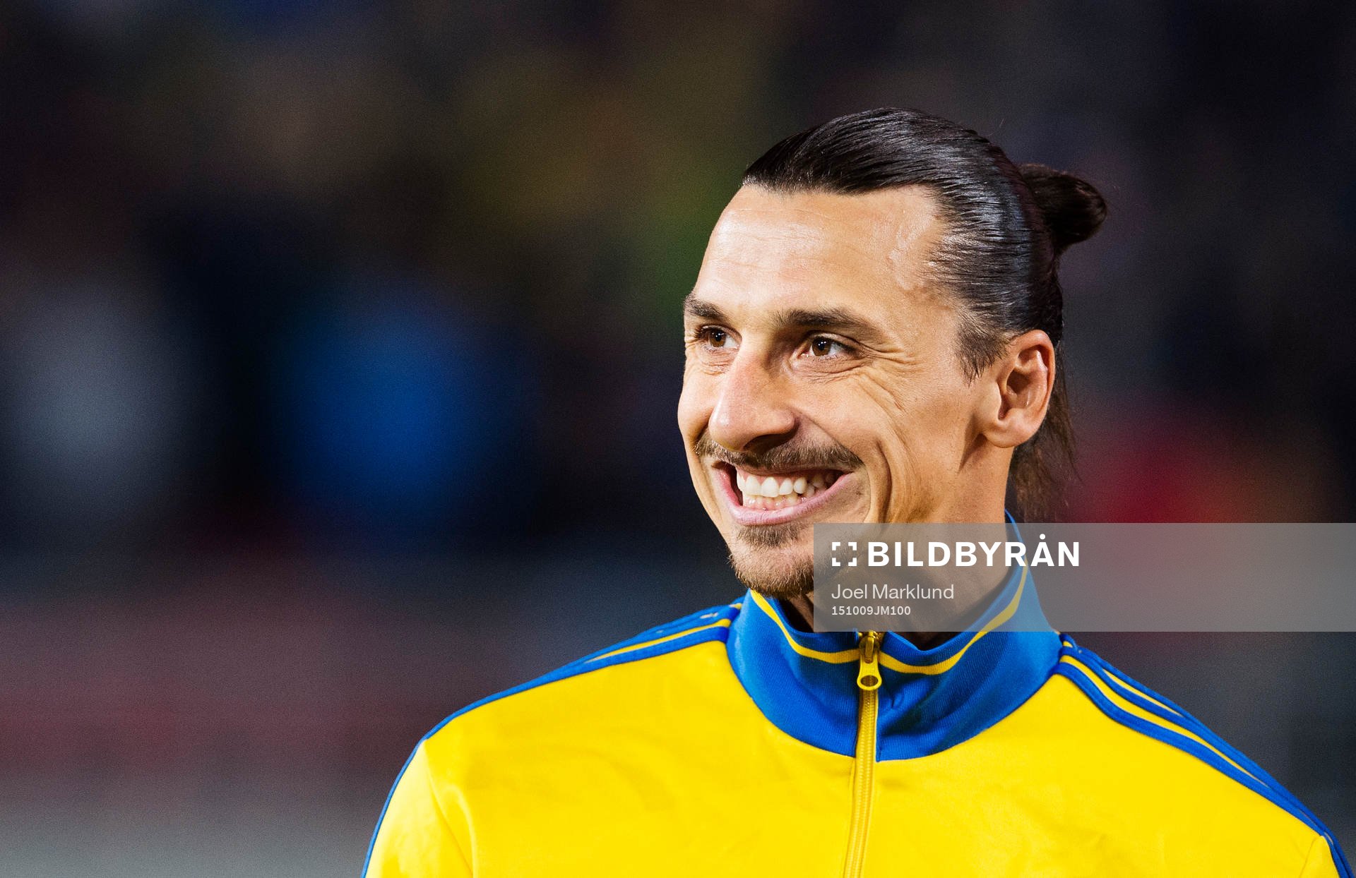 Sveriges Zlatan Ibrahimovic grimaserar