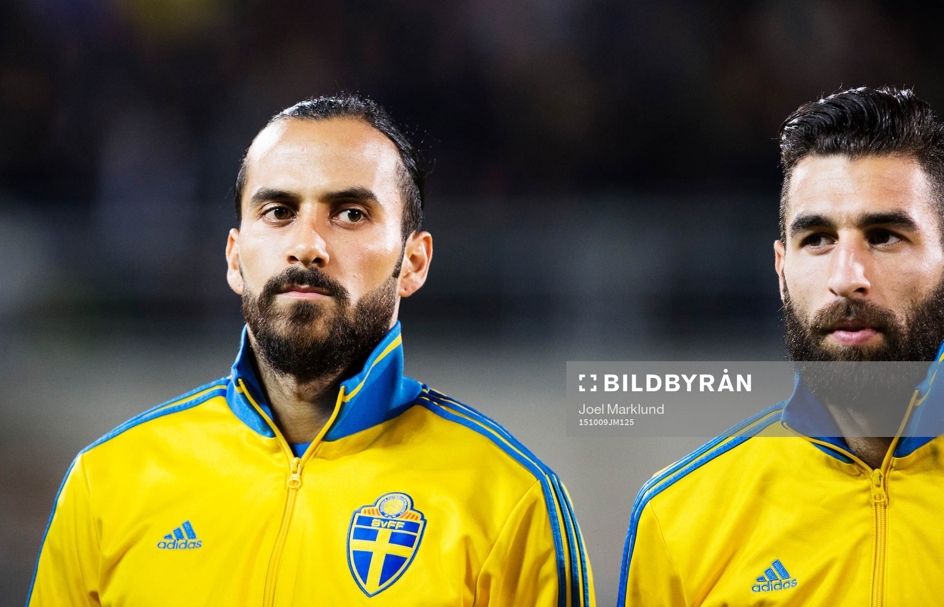 Sveriges Erkan Zengin och Jimmy Durmaz