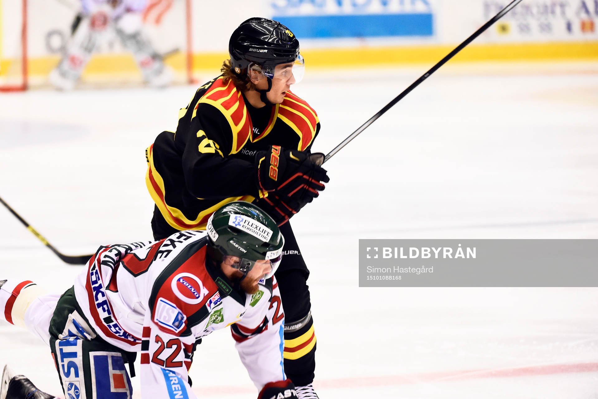Frölundas Robin Figren och Brynäs Adam Brodecki