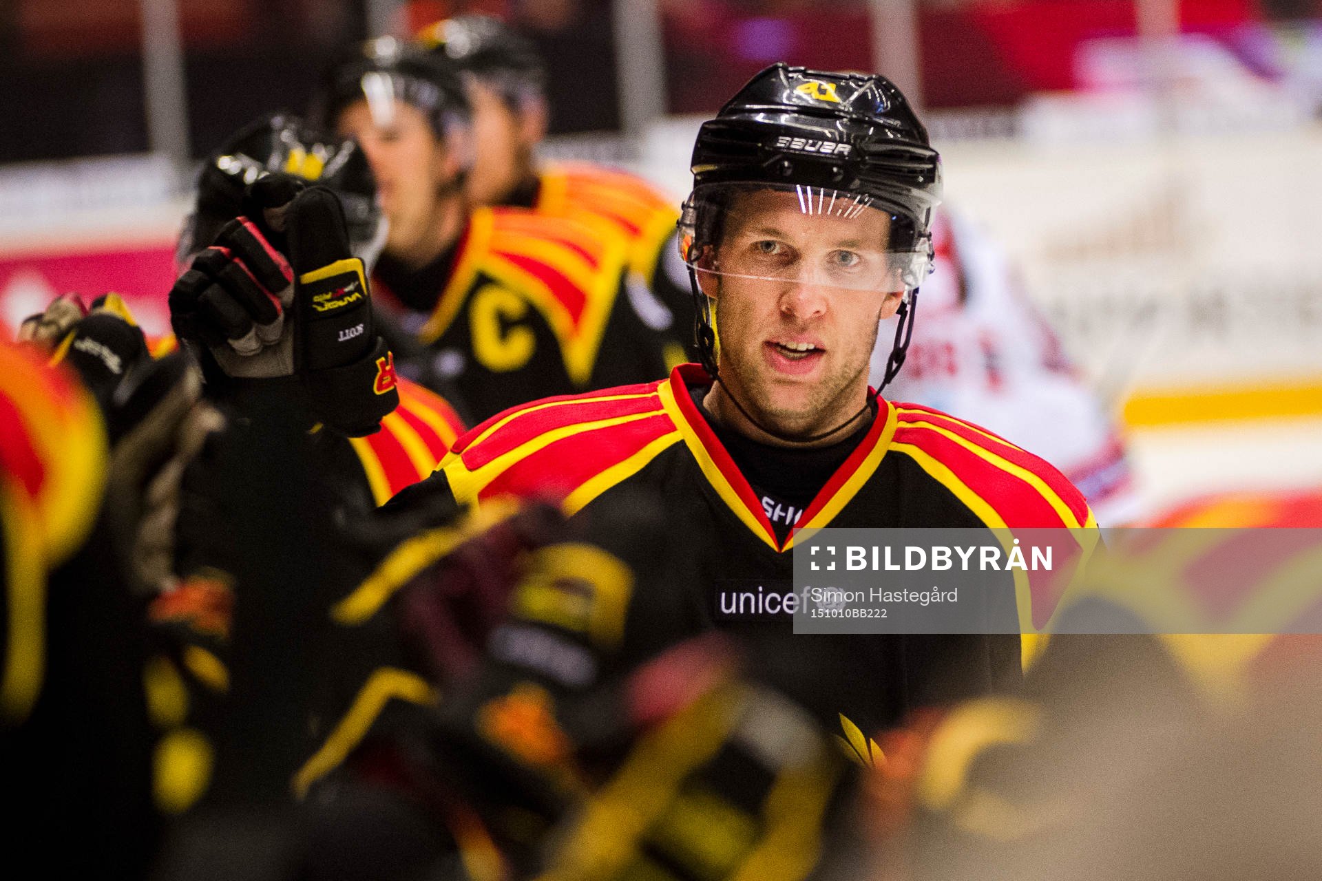 Brynäs Greg Scott jublar