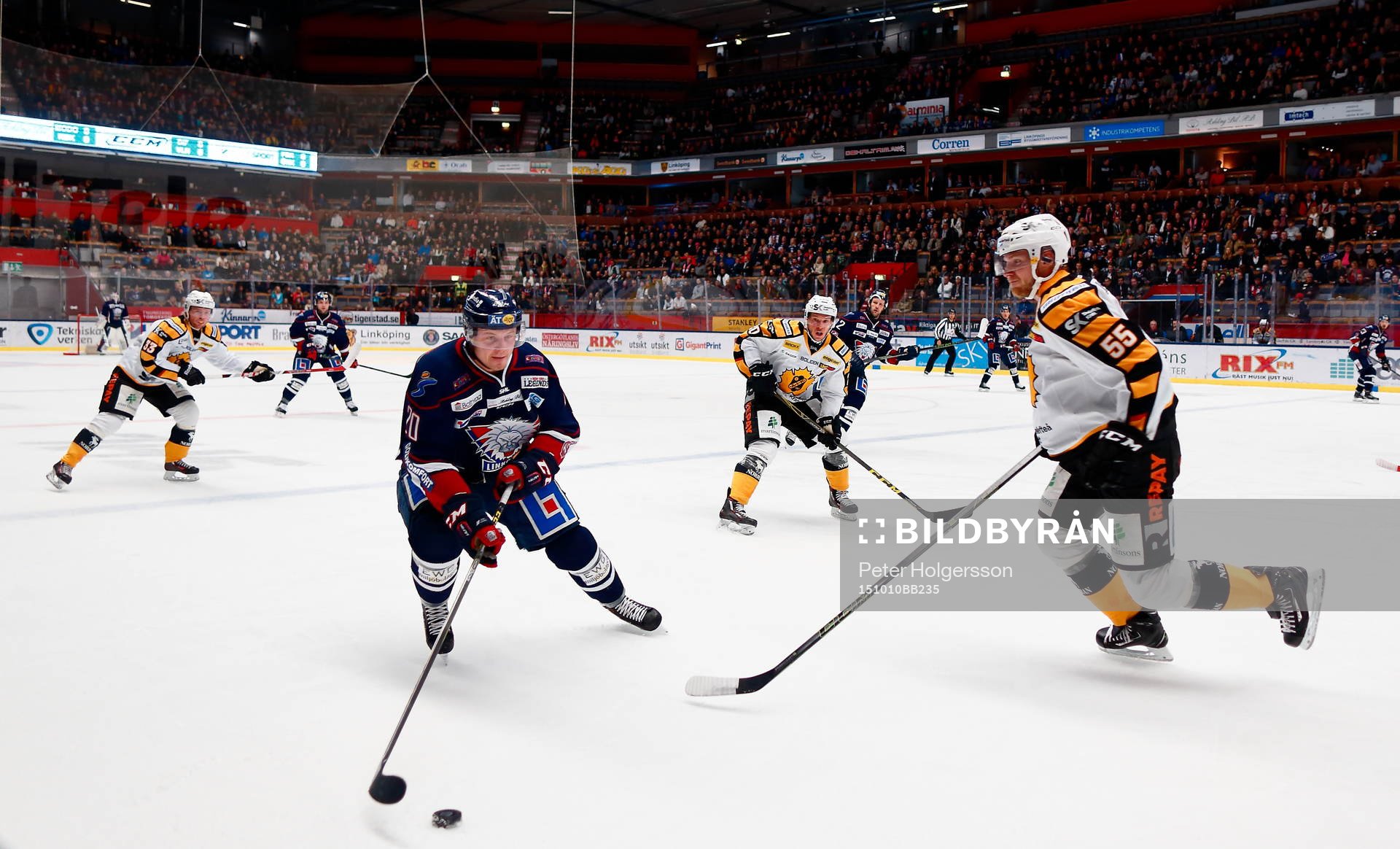 Linköpings Nick Sörensen och Skellefteås Alexander Urbom