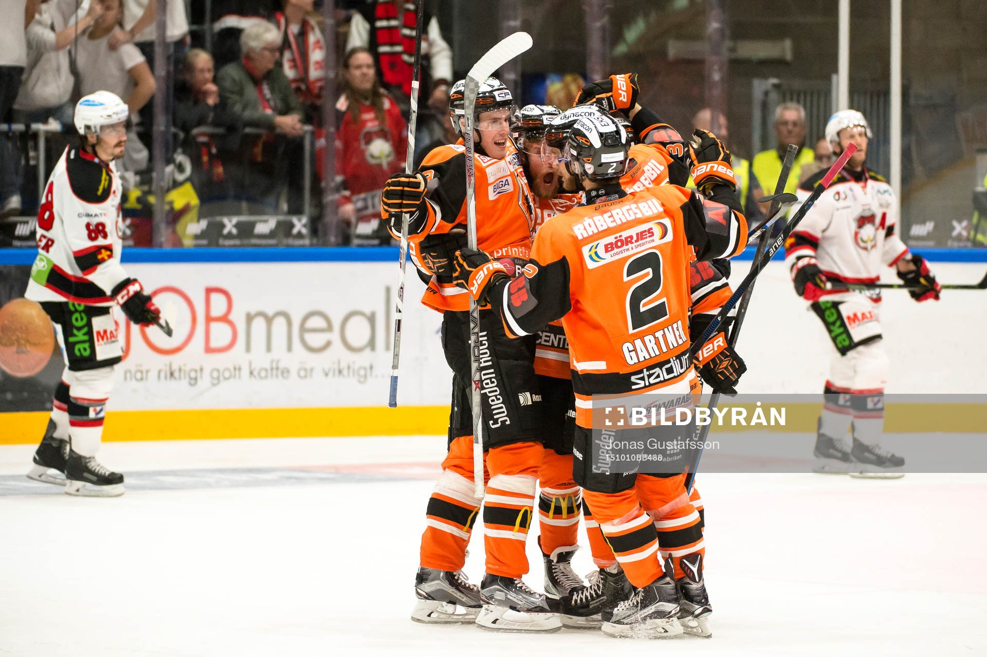 Karlskronas Kristoffer Söder har gjort 1-2 till Karlskrona