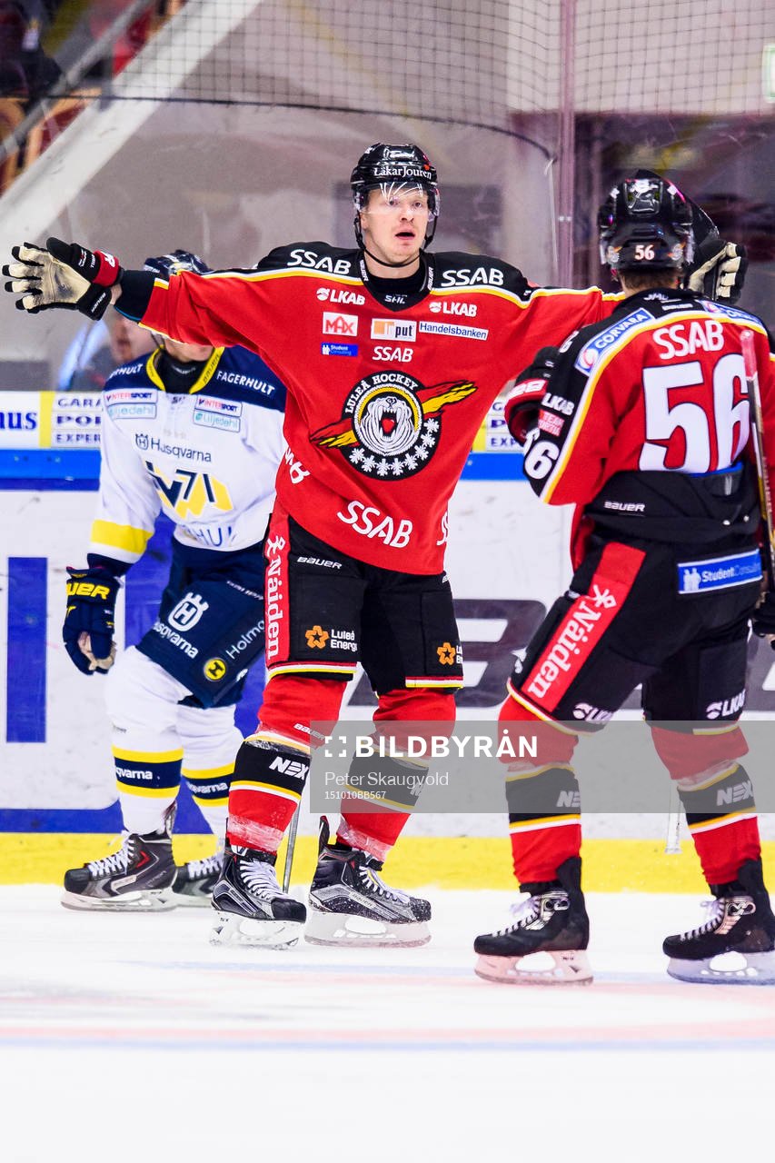 Luleås Lennart Petrell jublar