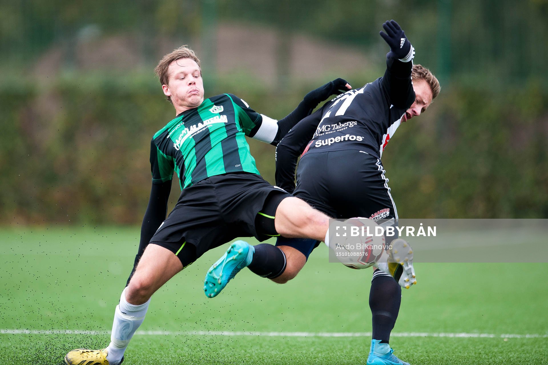 Högaborgs Jesper Larsson  och Tenhults Philip Djup