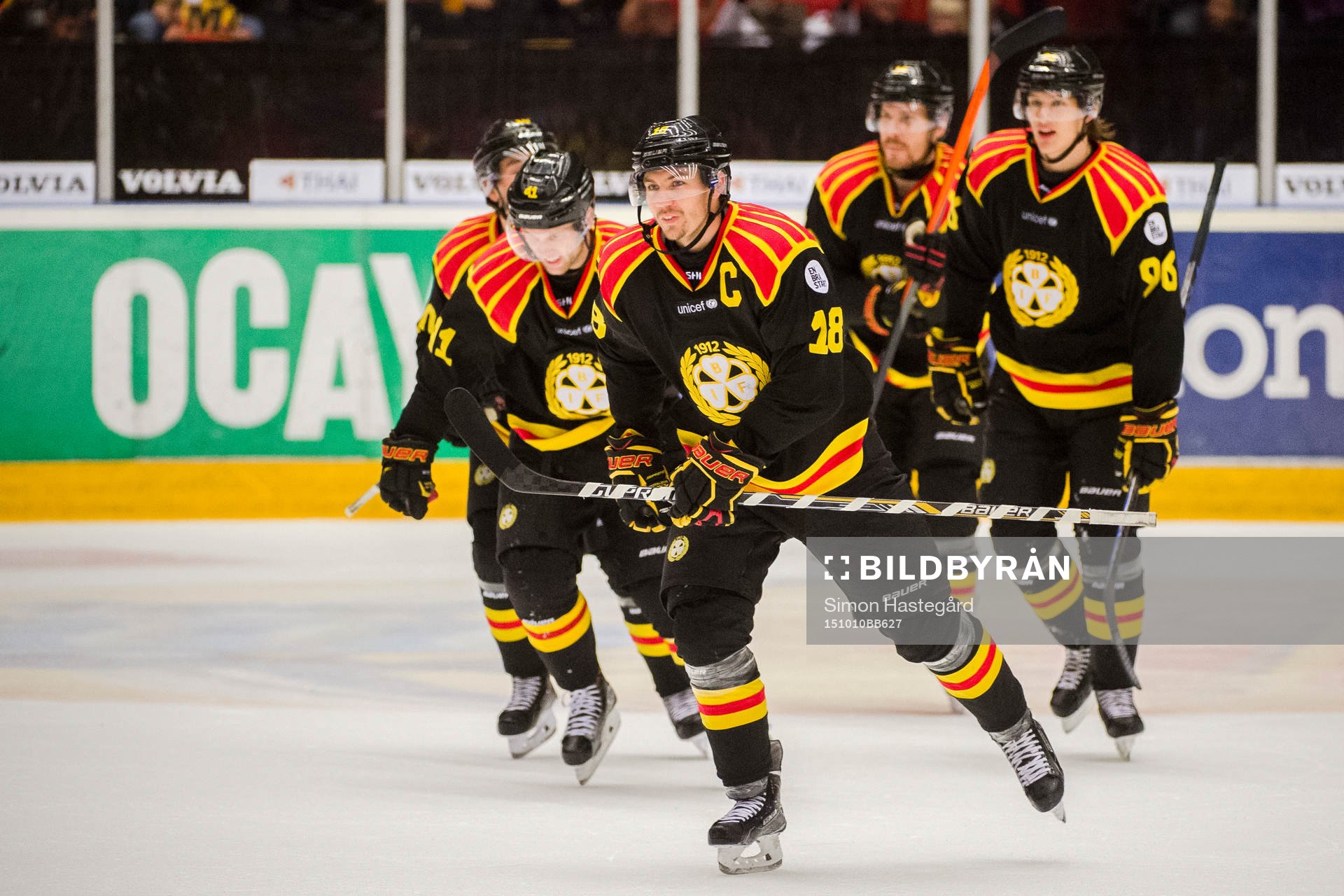 Brynäs Anton Rödin jublar