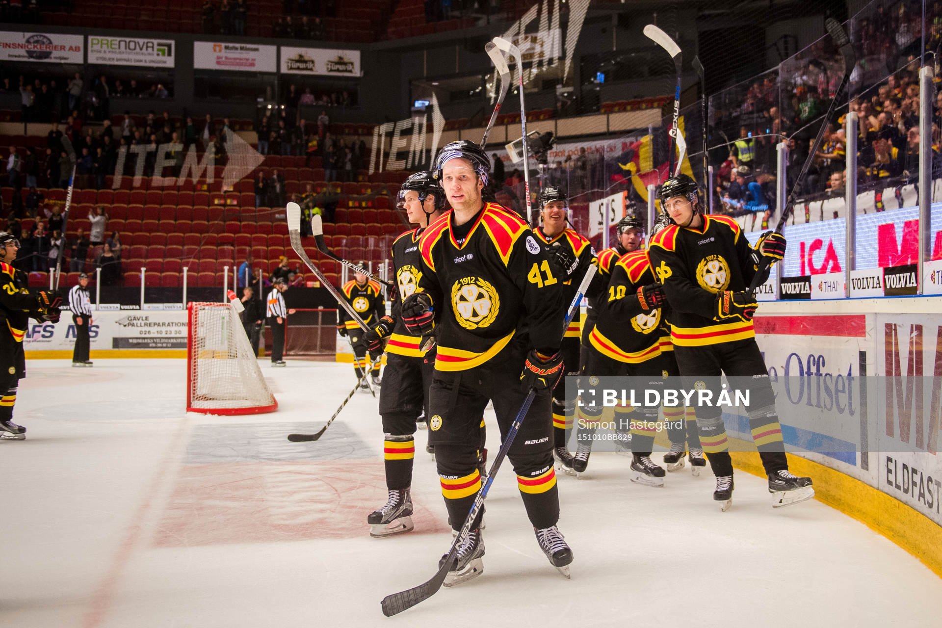 Brynäs Greg Scott jublar