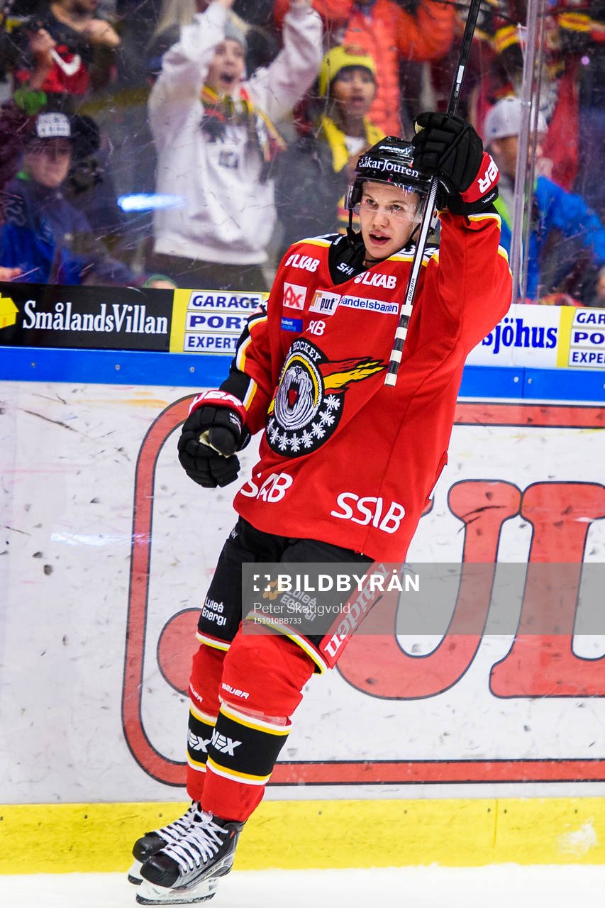 Luleås Toni Rajala jublar