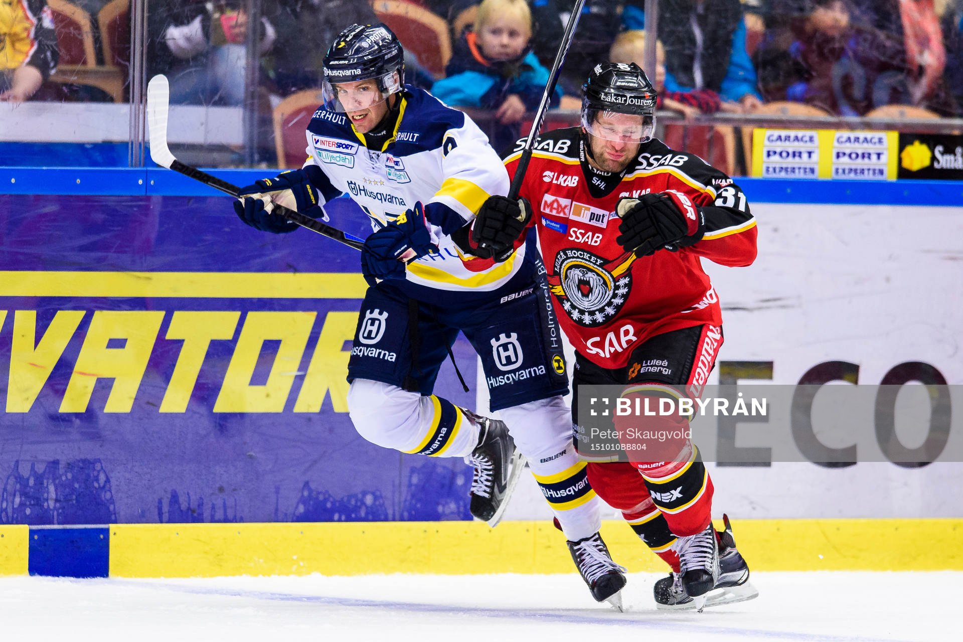 s Björn Melin och Luleås Jonathan Granström