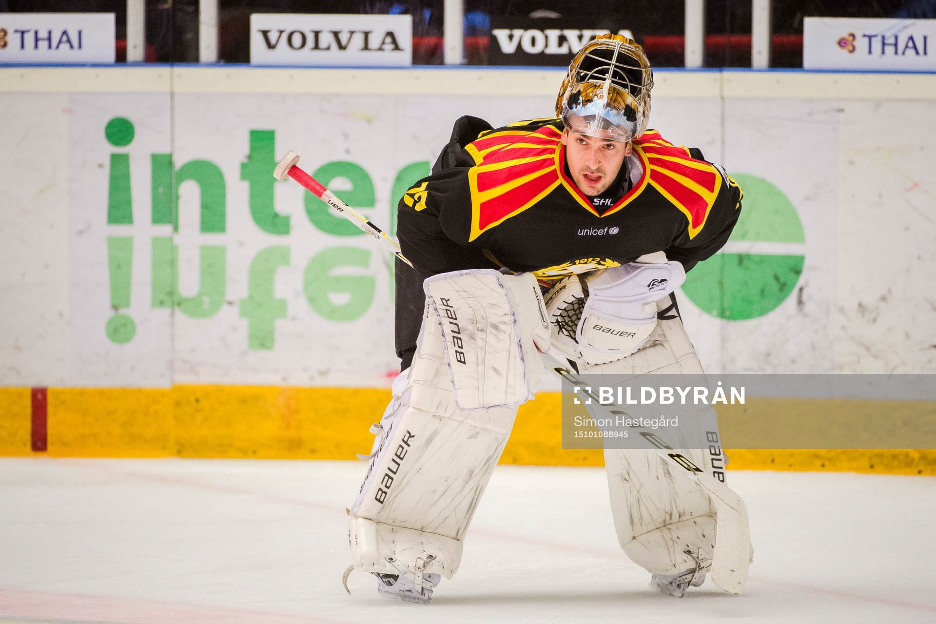 Brynäs målvakt Bernhard Starkbaum