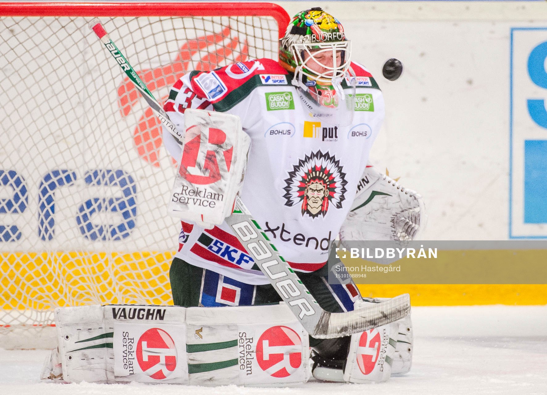 Frölundas målvakt Johan Gustafsson