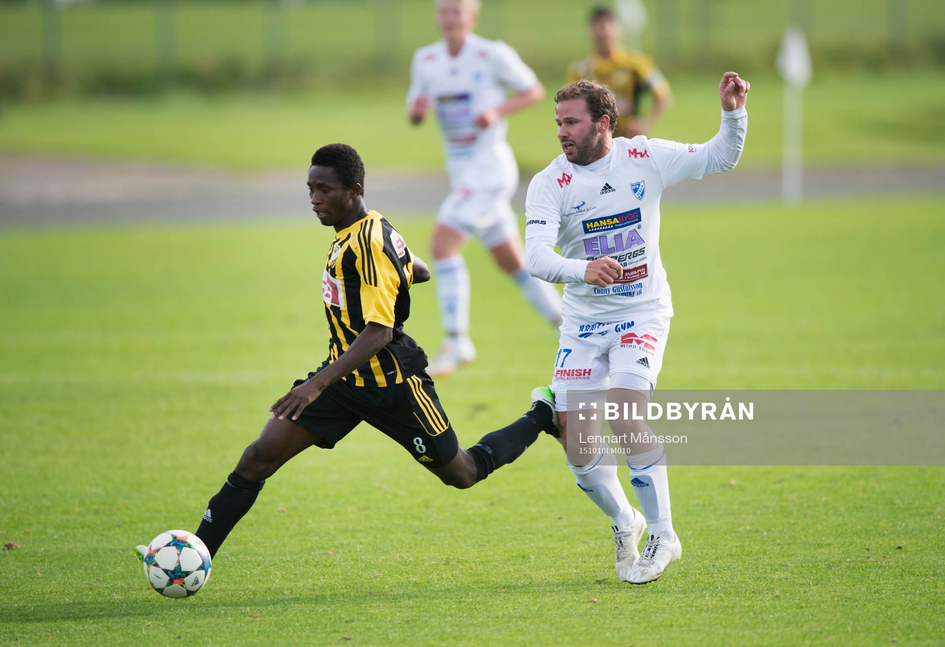 i matchen i division 2 mellan IFK Hässleholm och Berga i