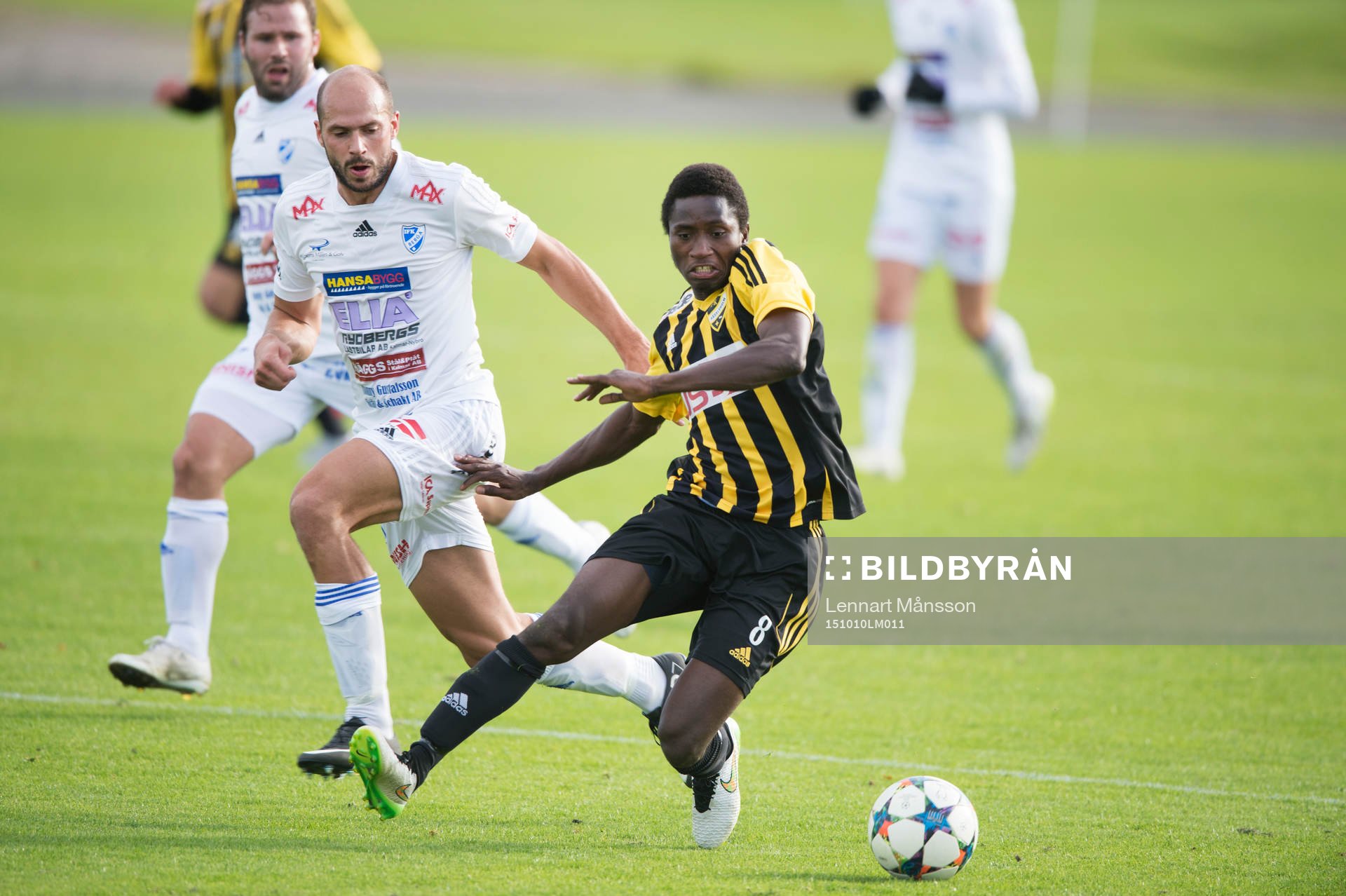 i matchen i division 2 mellan IFK Hässleholm och Berga i