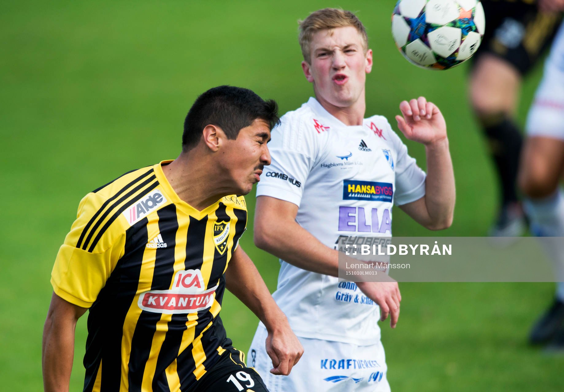 IFK Hässleholms Diego Delgado i matchen i division 2