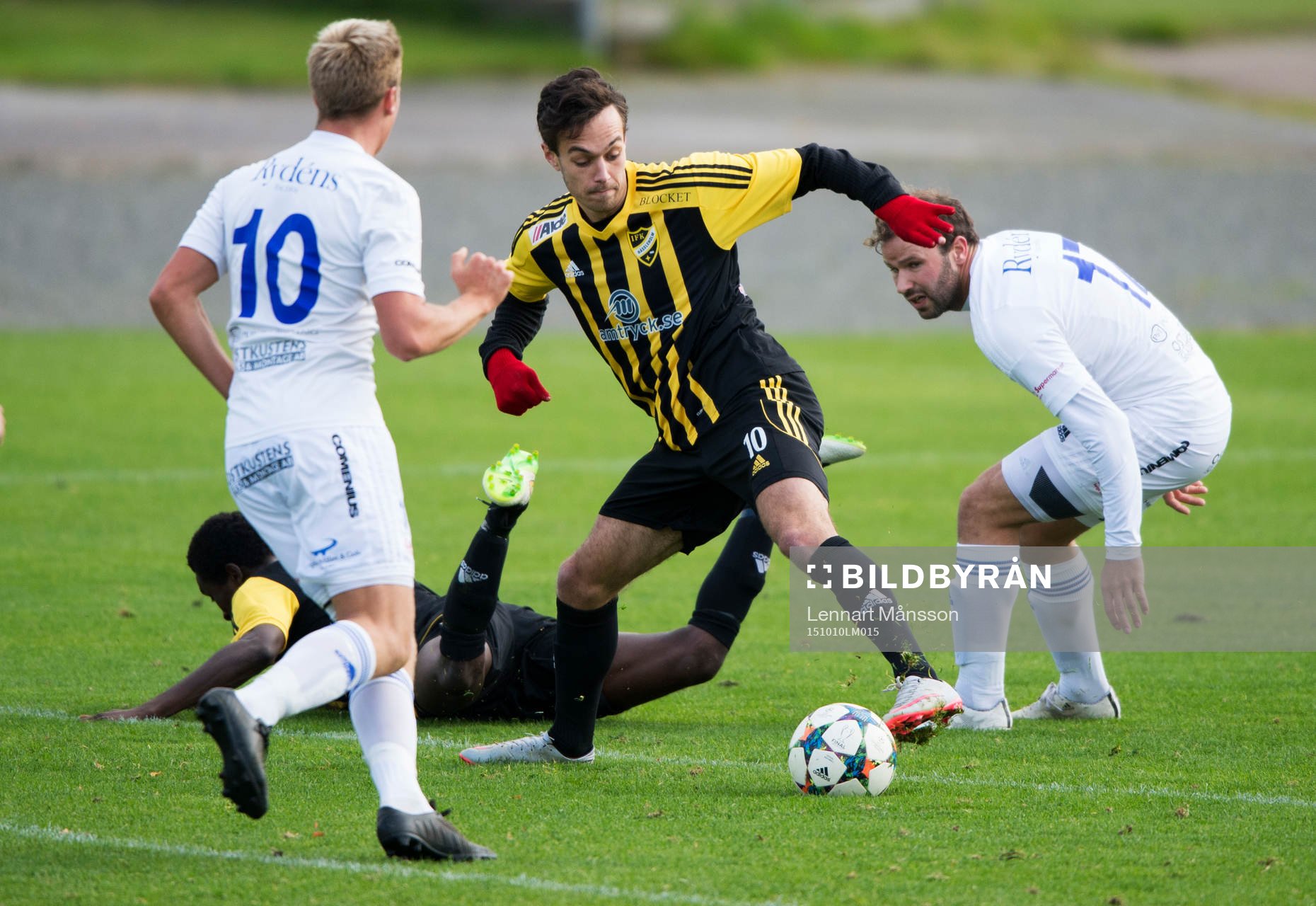 IFK Hässleholms Karim Al-Asi i matchen i division 2 mellan