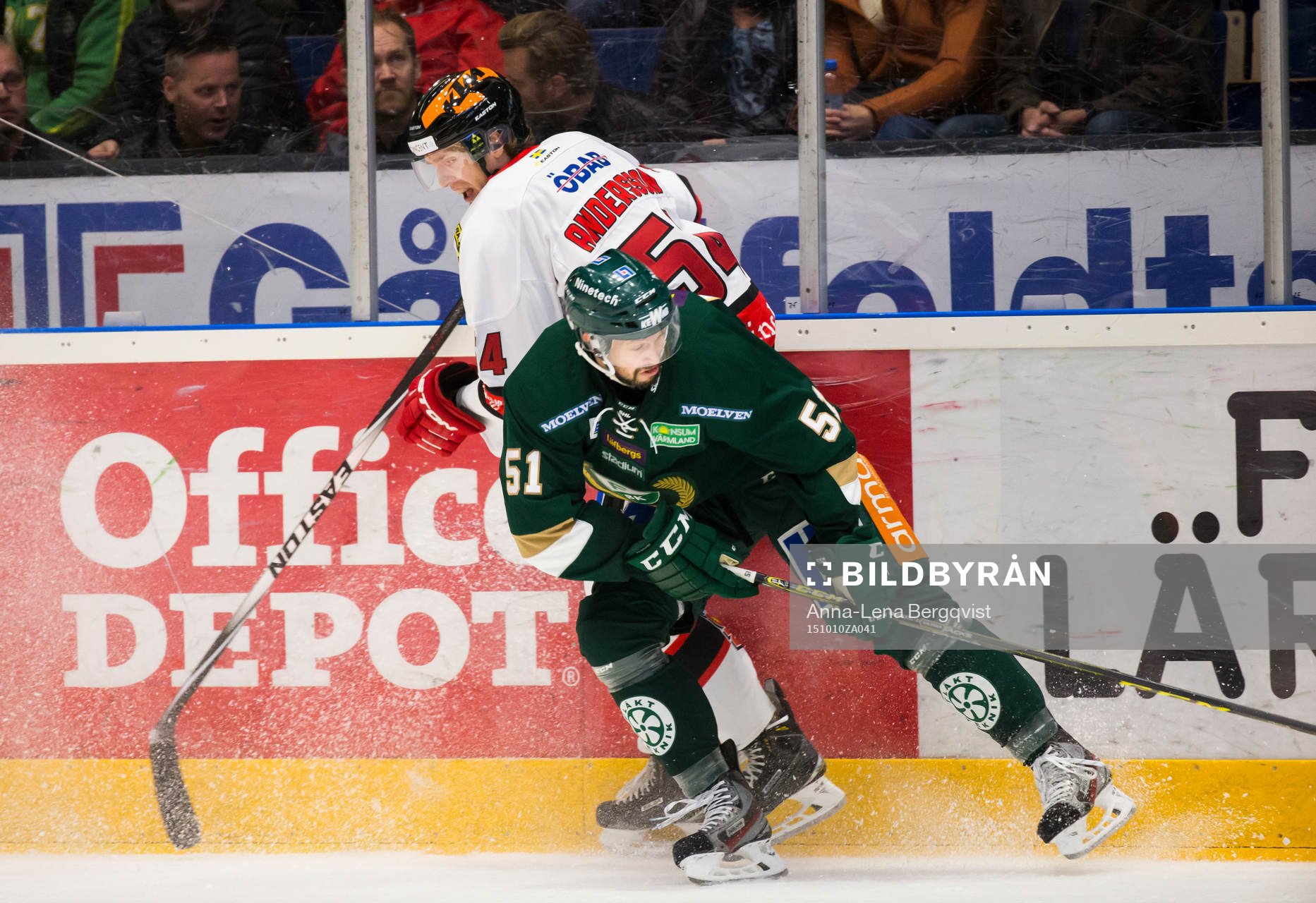 Örebros Peter Andersson och Färjestads Rickard Wallin