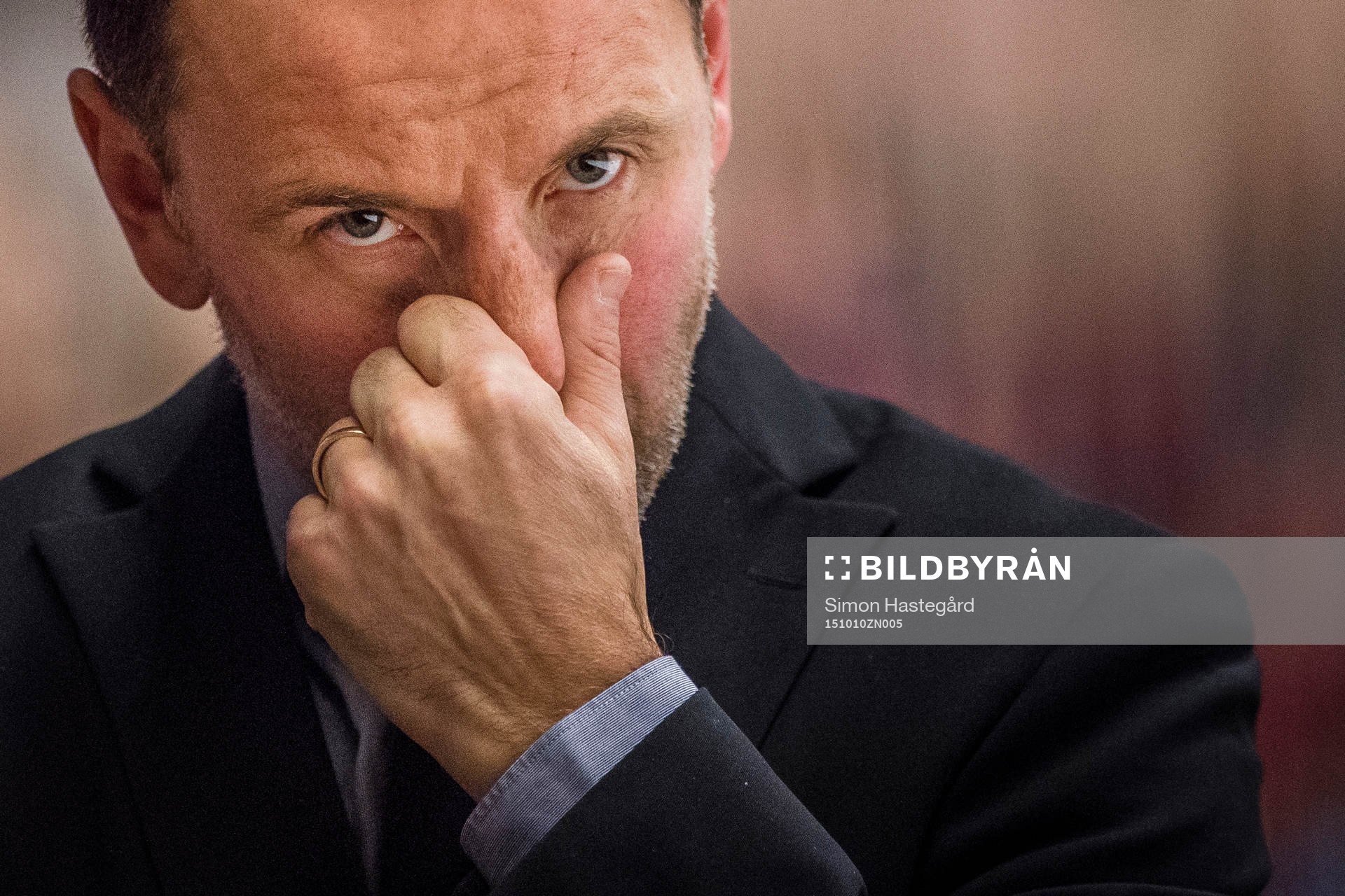 Brynäs tränare Thomas Berglund deppar