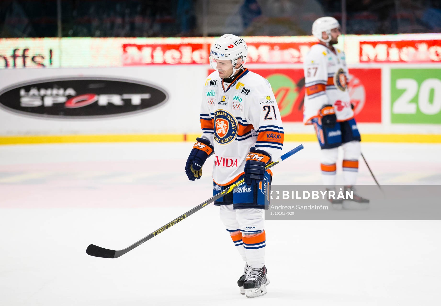 Växjös Cory Murphy ser deppig ut