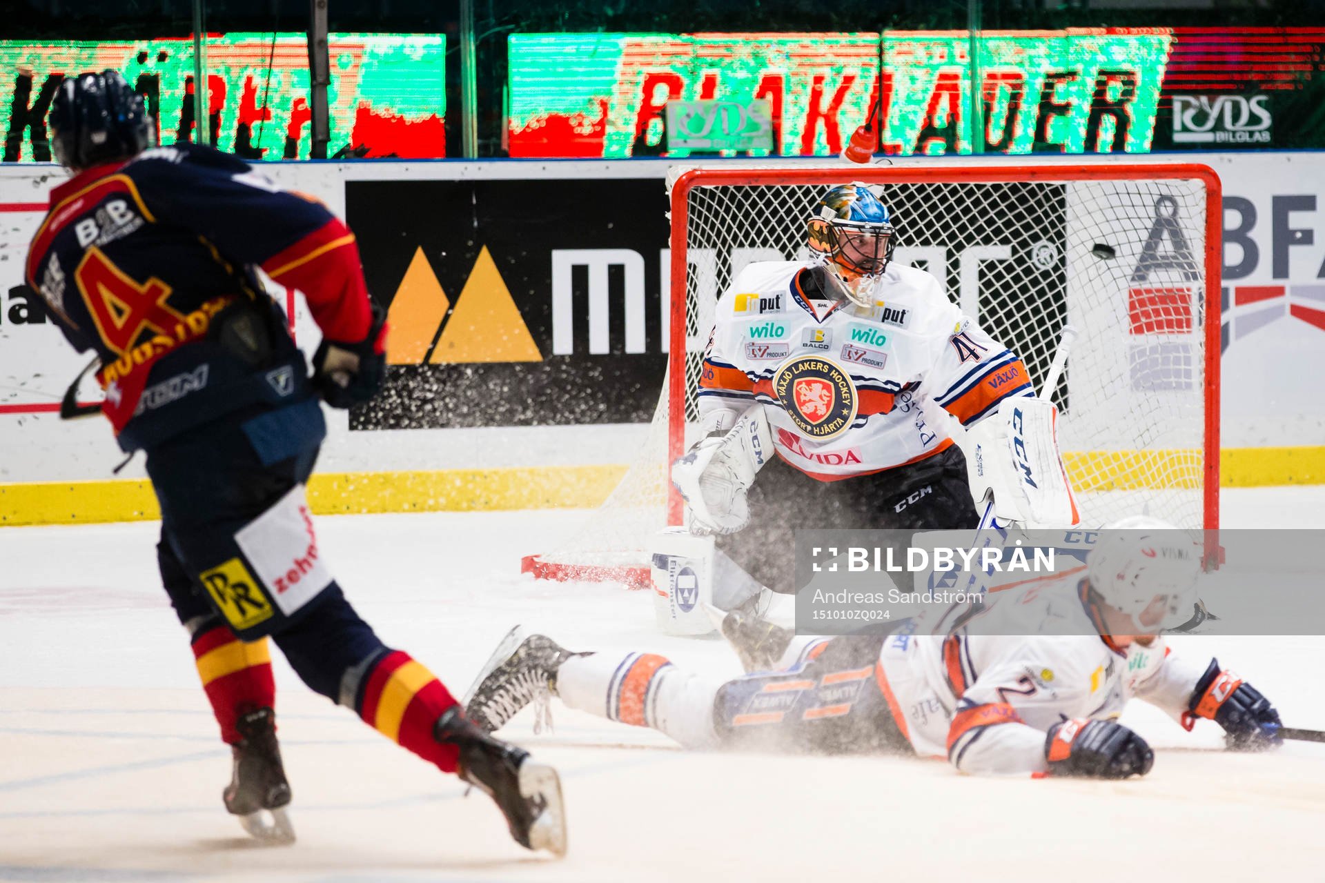 Djurgårdens Marcus Högström gör 4-3 bakom Växjös