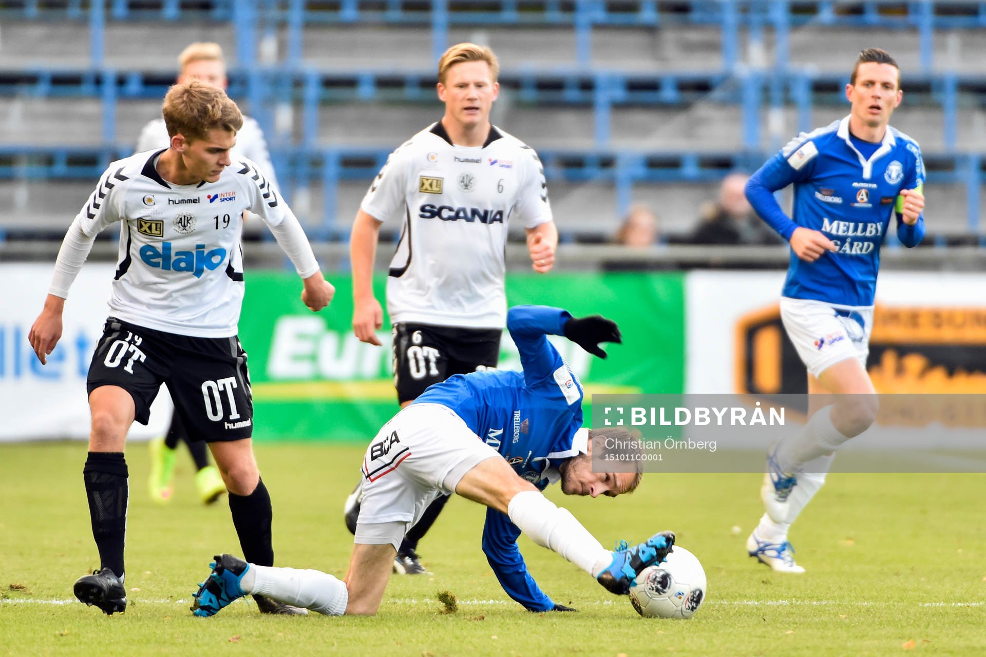 Trelleborgs Zoran Jovanovic och Oskarshamns Martin Karlsson