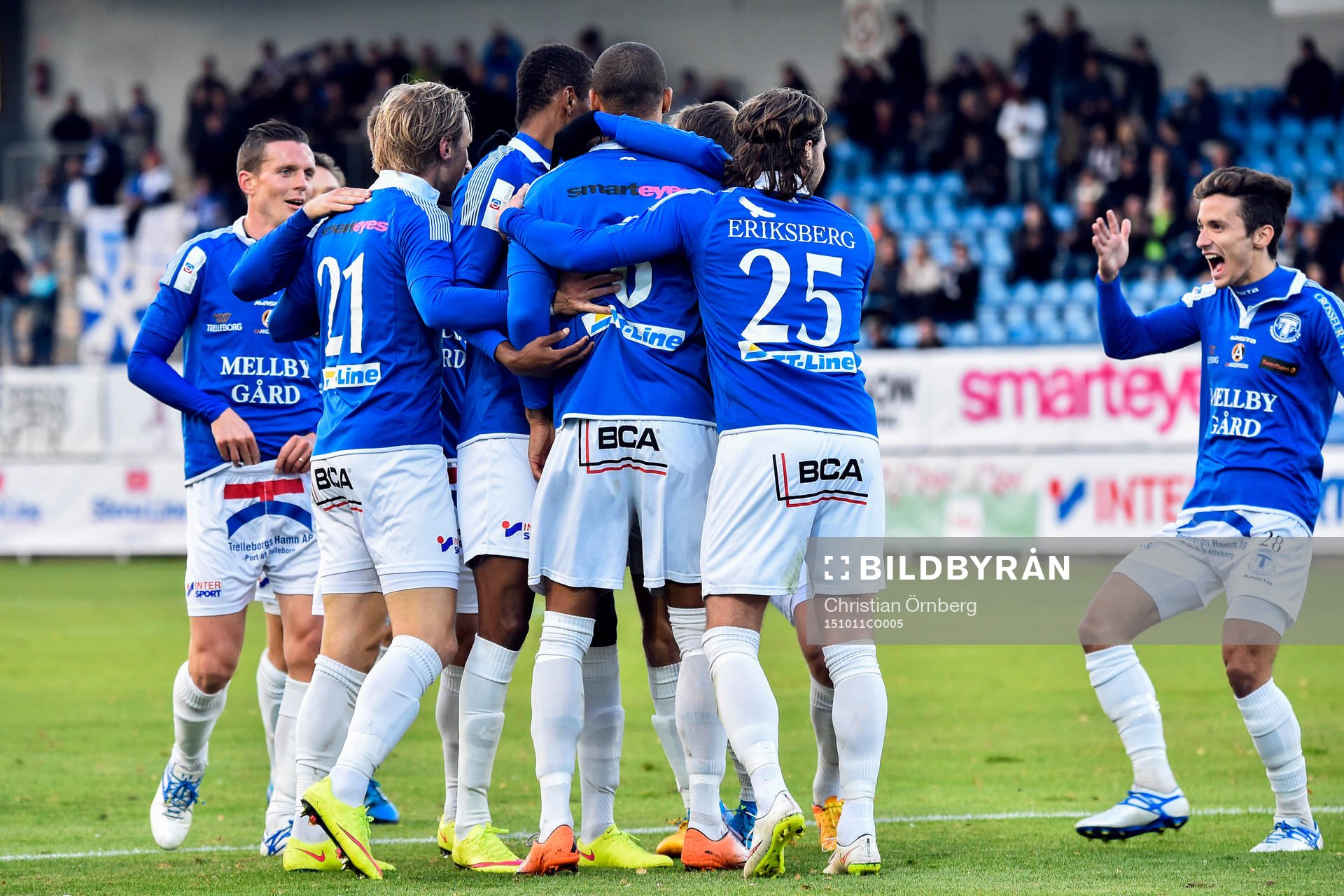 under fotbollsmatchen i Division 1 Södra mellan Trelleborg